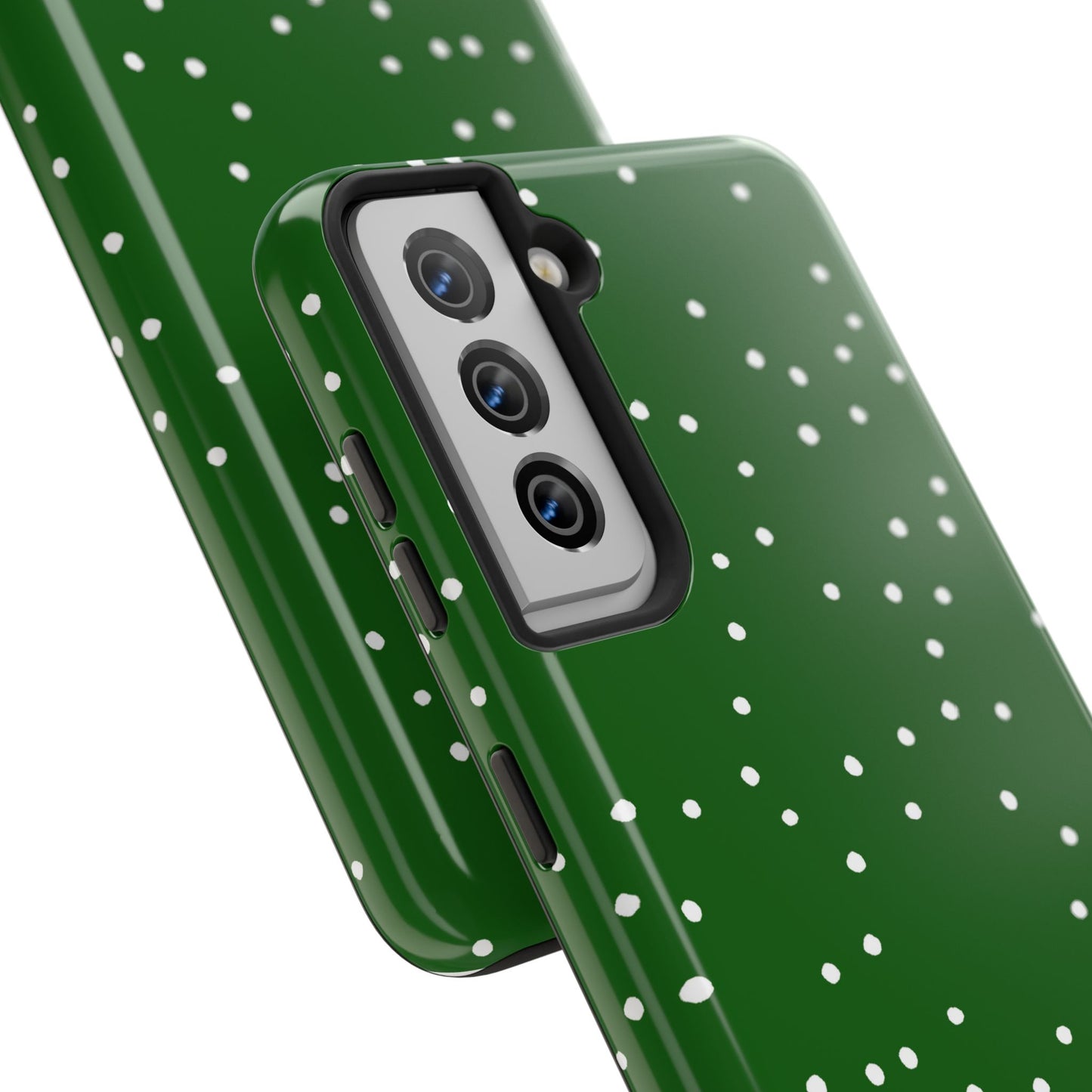 Dinky Dots Green / White Phone Case