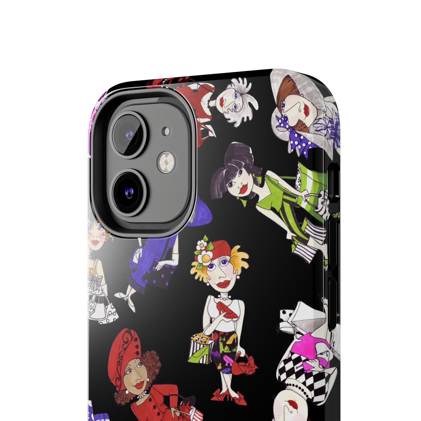 Gone Shopping Tossed Black Phone Case