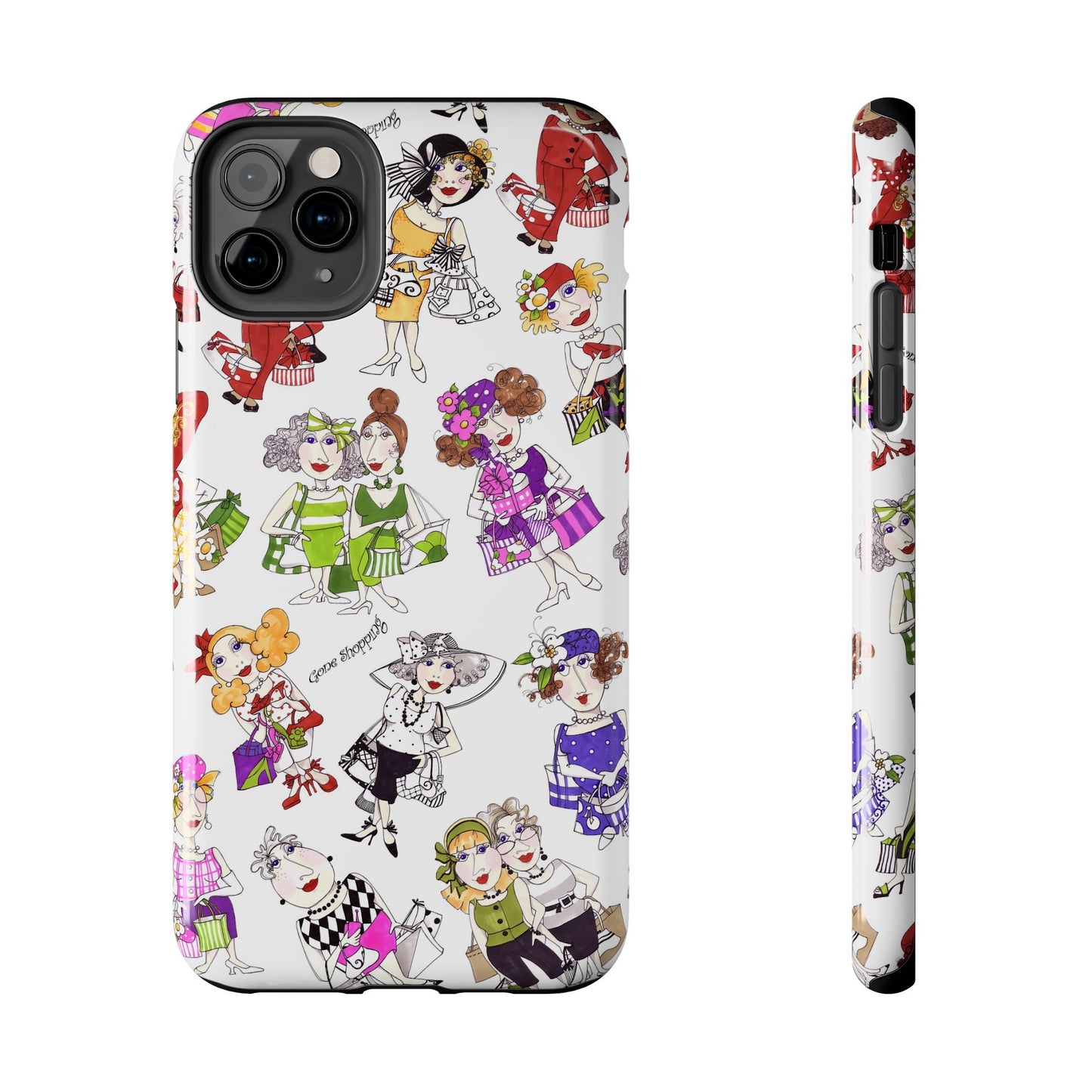 Gone Shopping Tossed White Phone Case