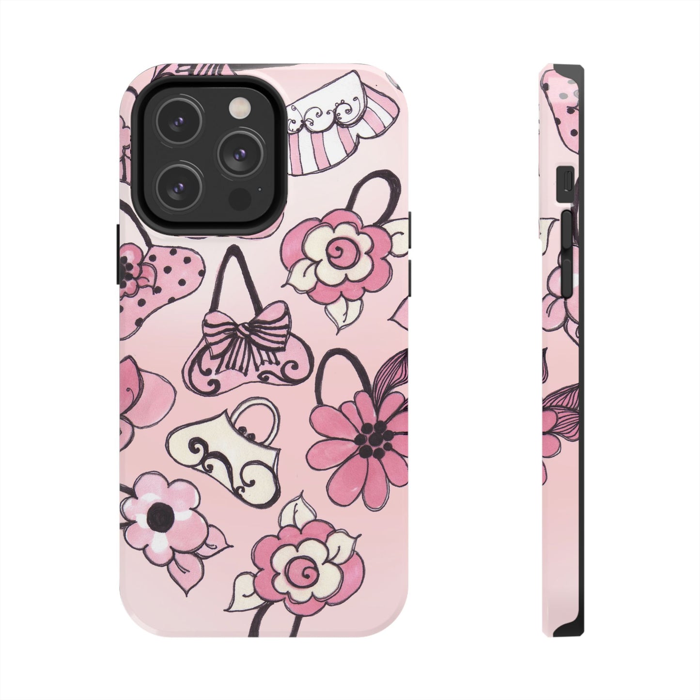 Cat Bags Pink Phone Case