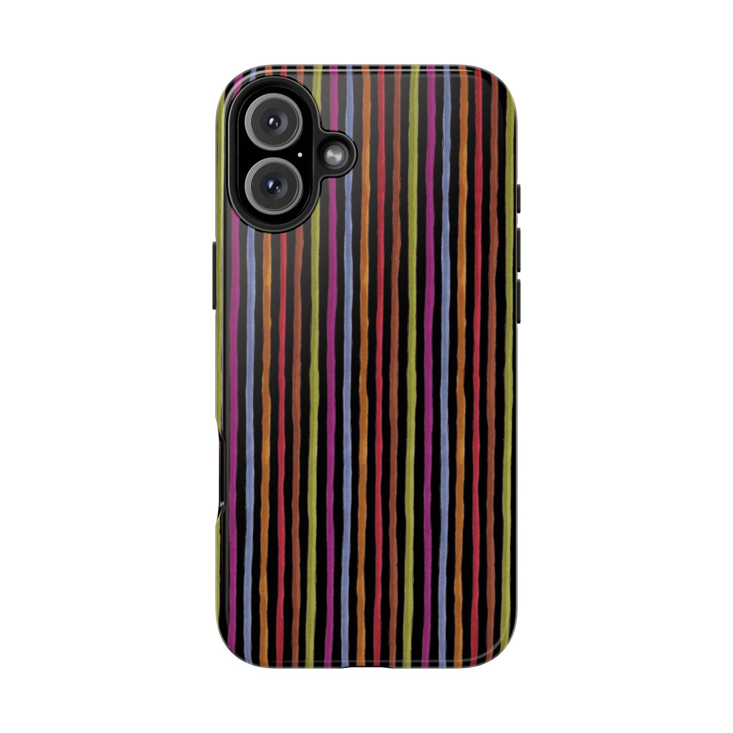 Stripe Black Phone Case