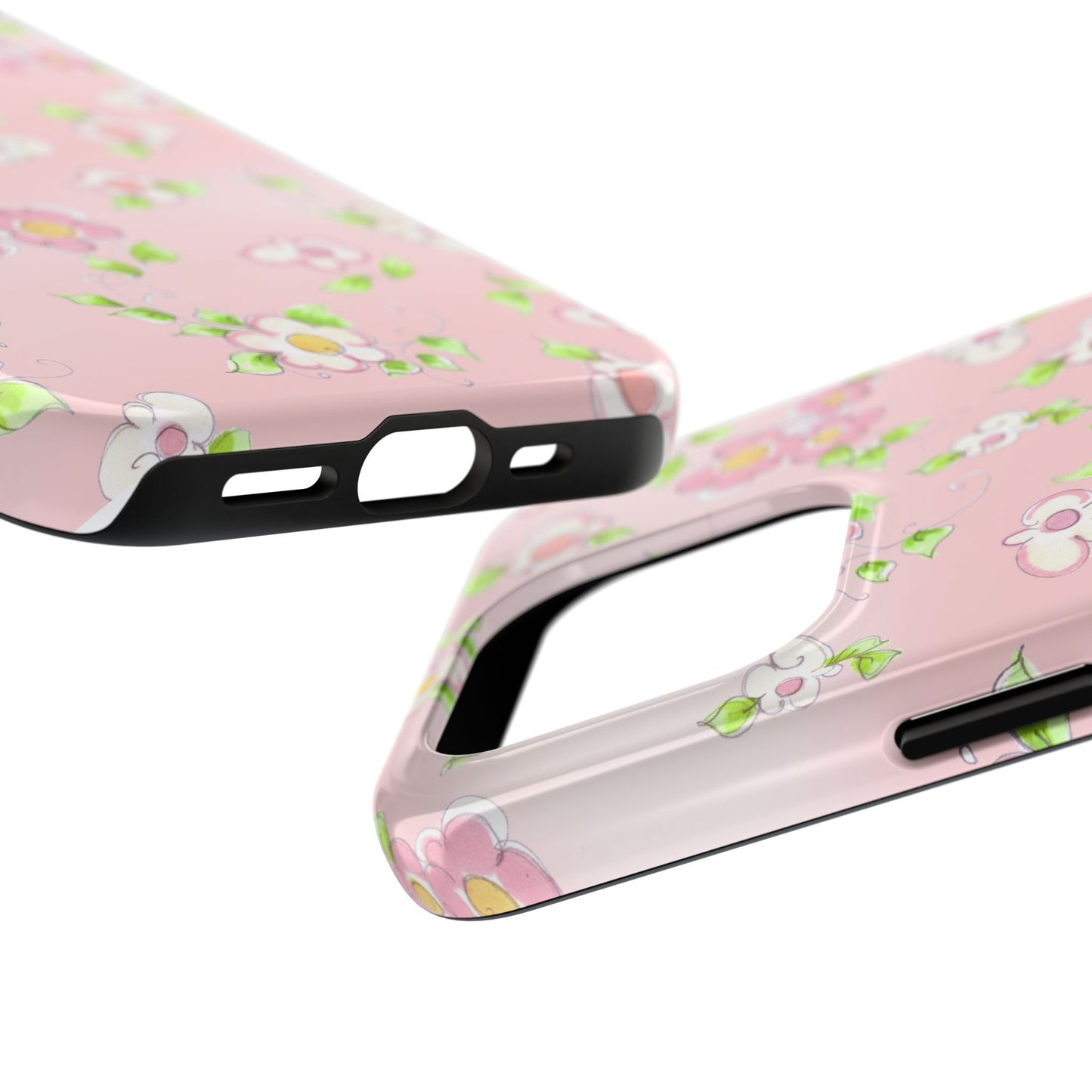 Precious Posies Pink Phone Case