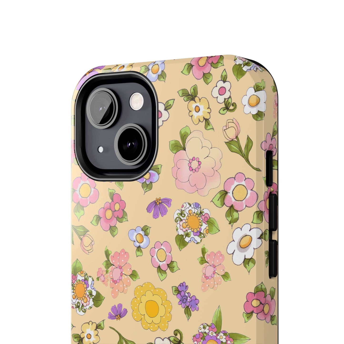 Flowery Yellow Phone Case
