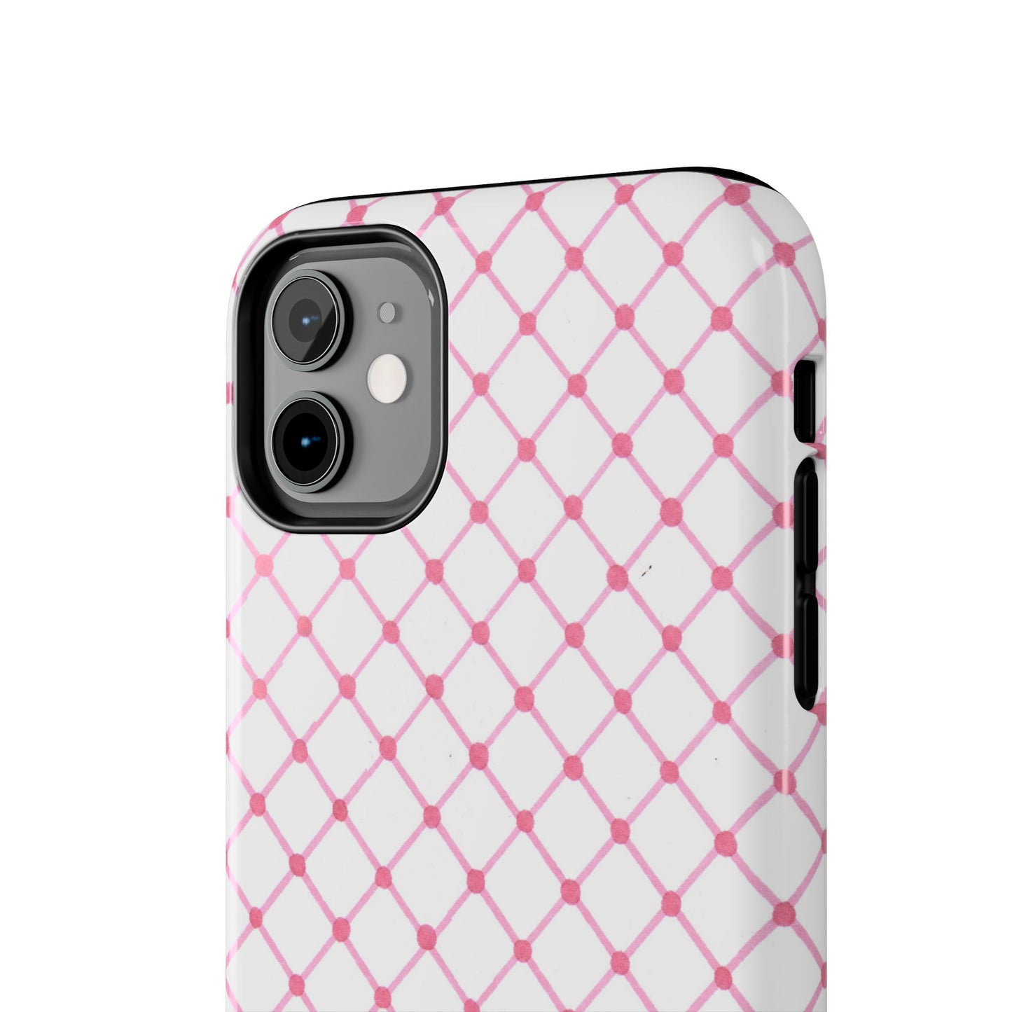Cyclone Fence White / Pink Phone Case