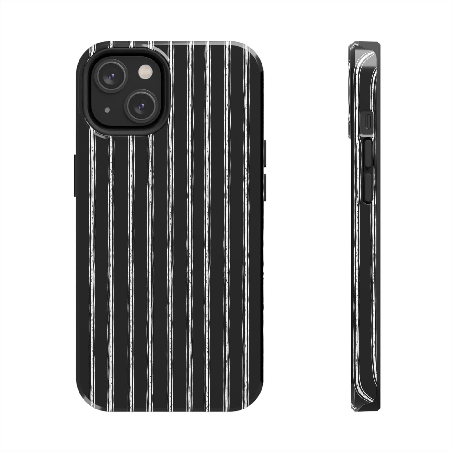 Napkin Stripe Black / White Phone Case