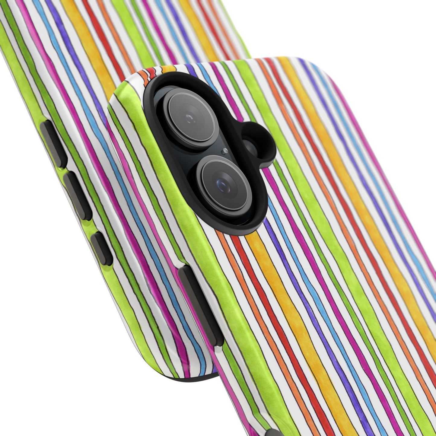Stripe Fancy White Phone Case