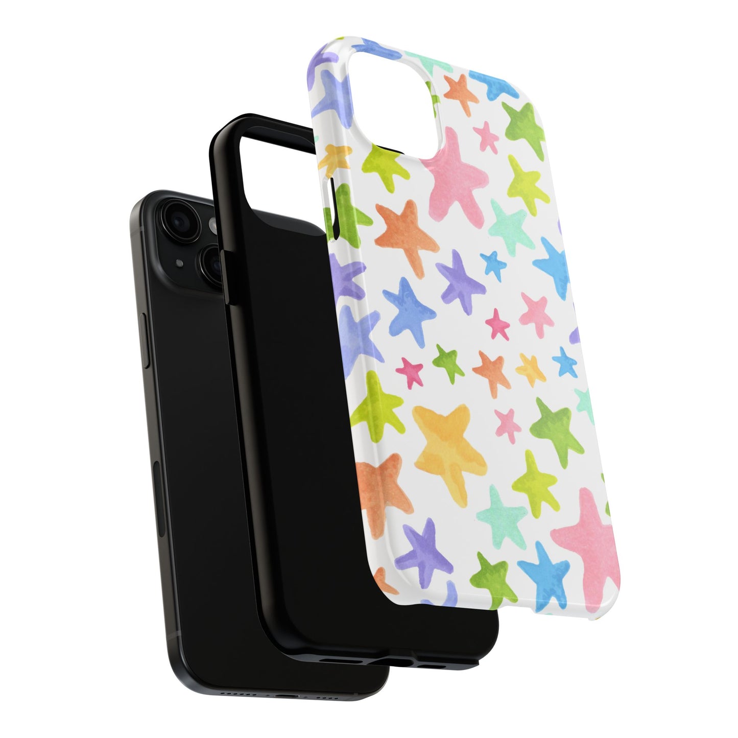Happy Stars White Phone Case
