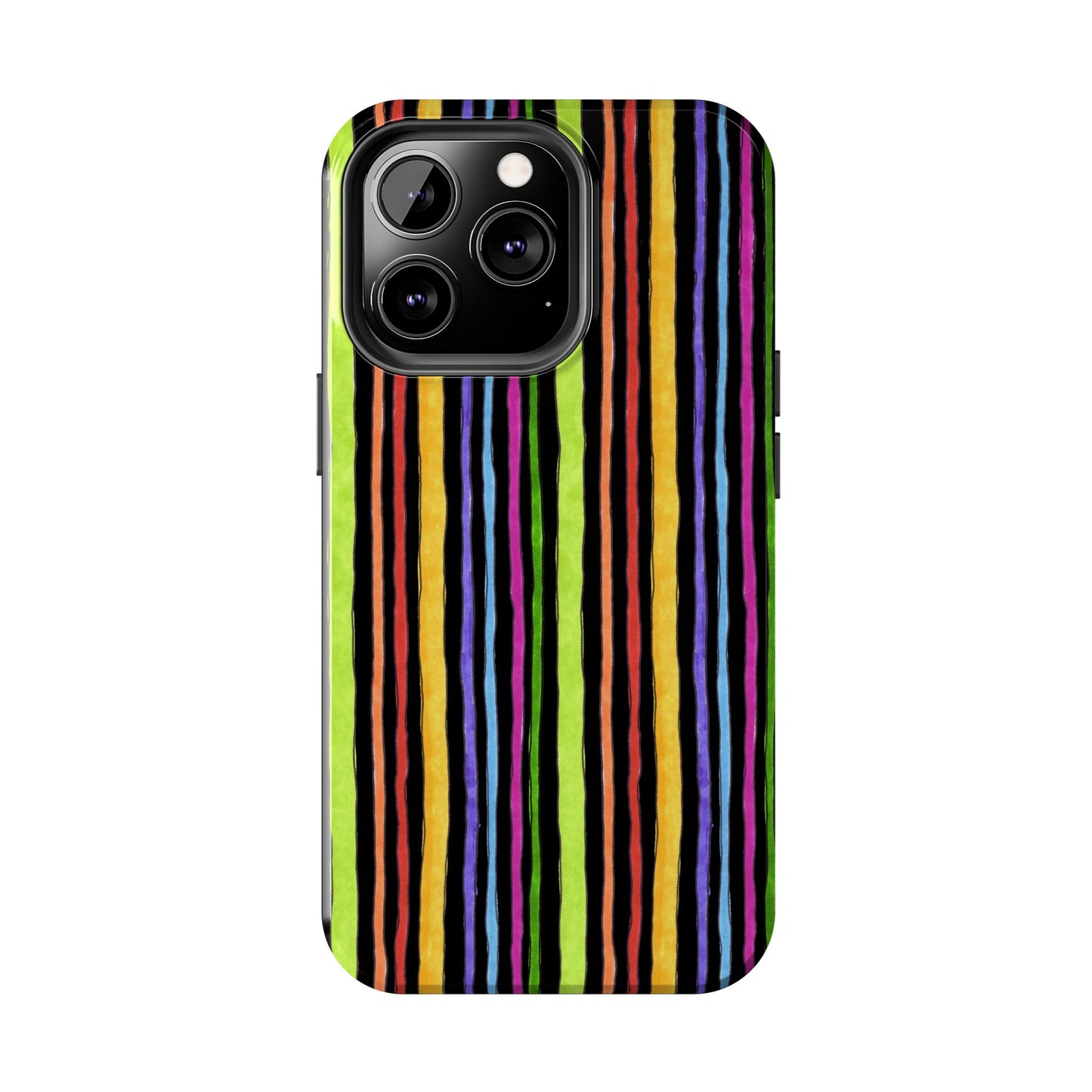 Stripe Fancy Black Phone Case