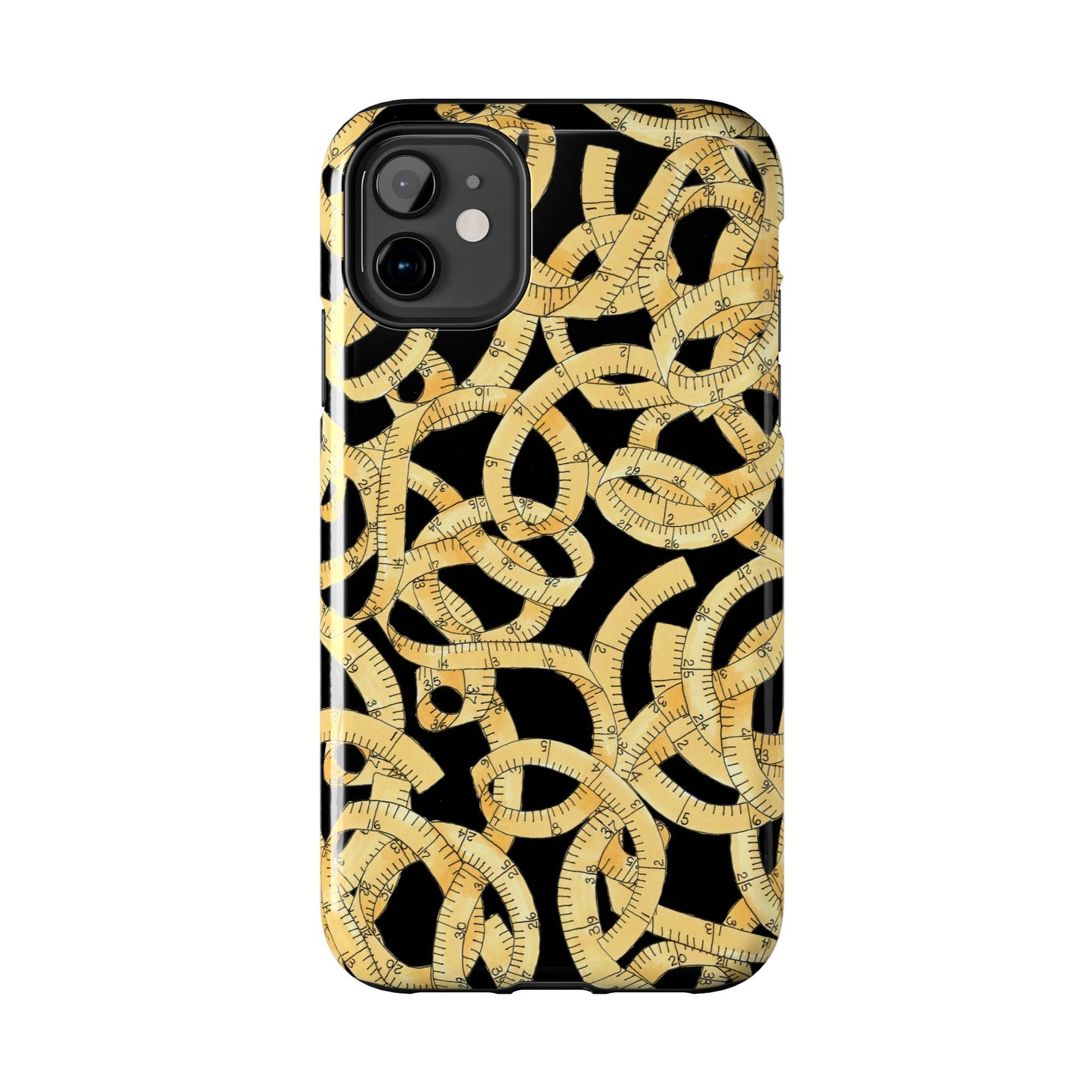 Tape Tangle Black Phone Case