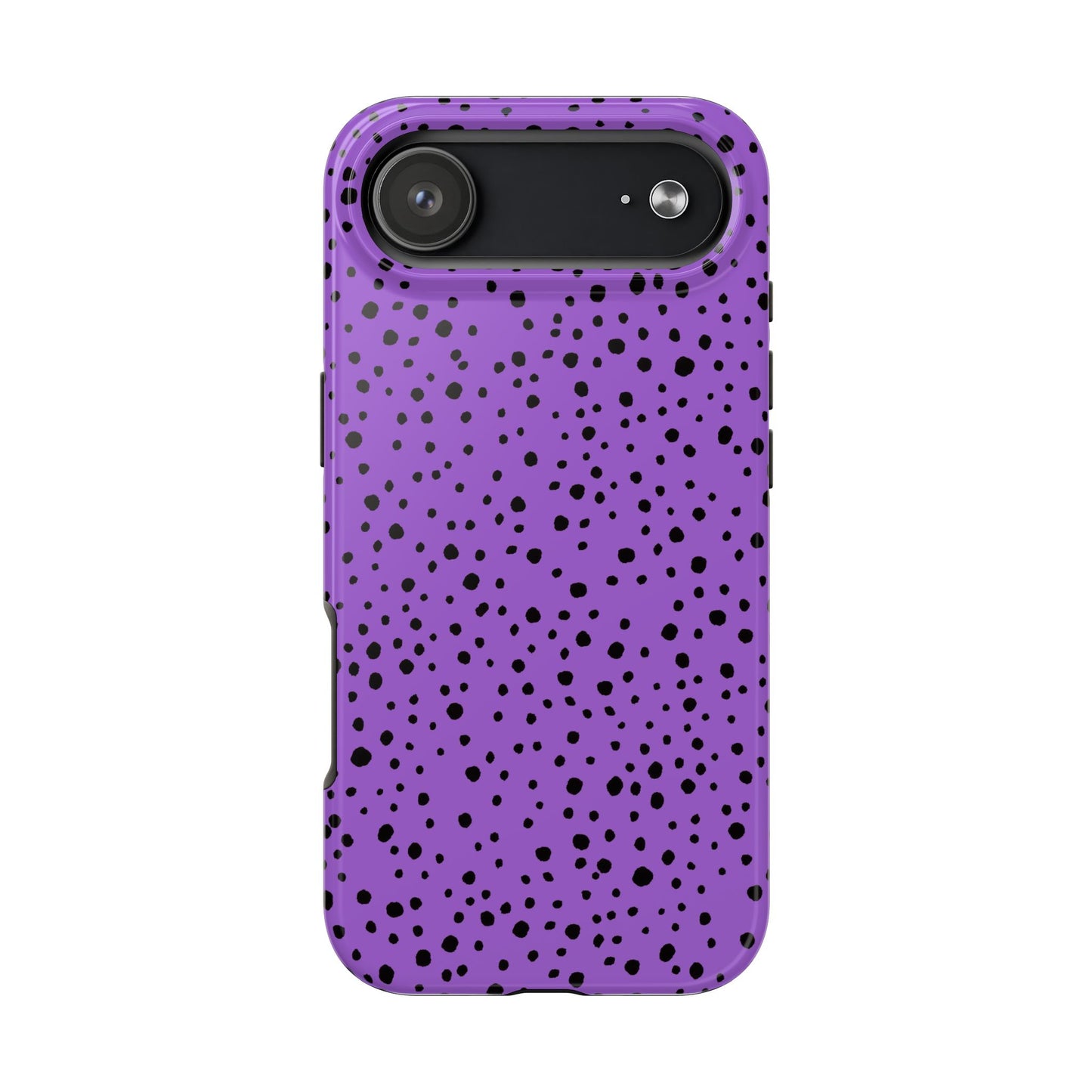 Pepper Dots Purple / Black Phone Case