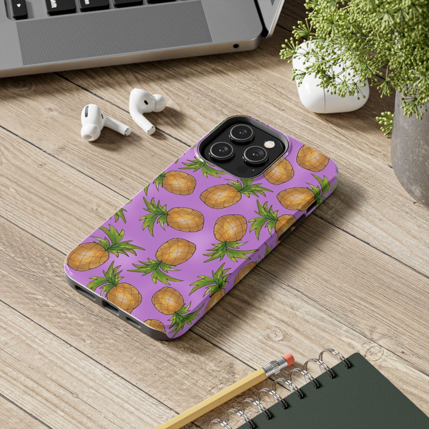 Pineapple Toss Lilac Phone Case