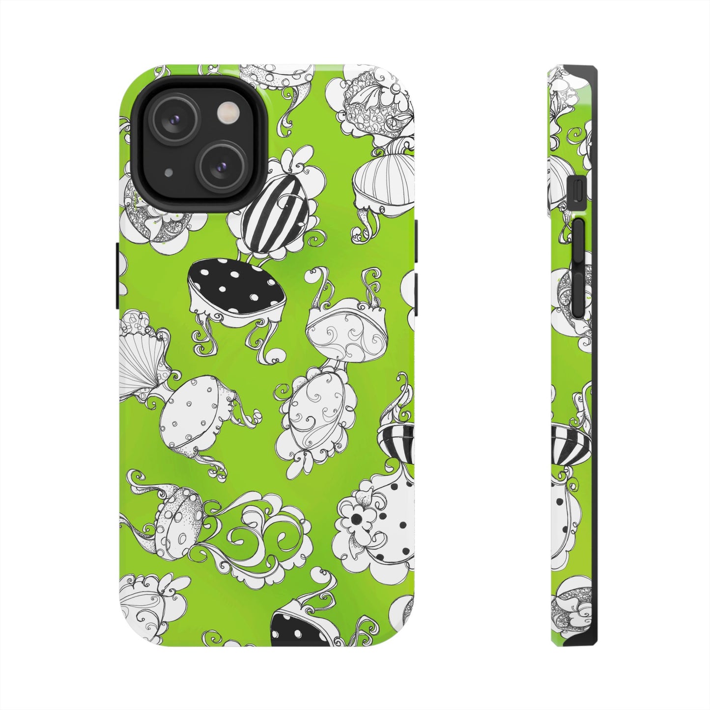 Bistro Chairs Lime Phone Case