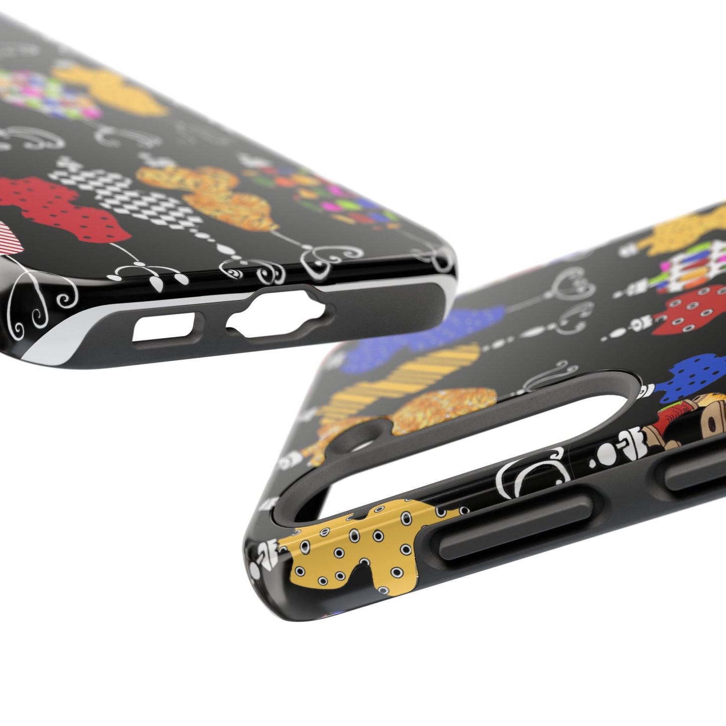 Go Figure Black / Multi Phone Case