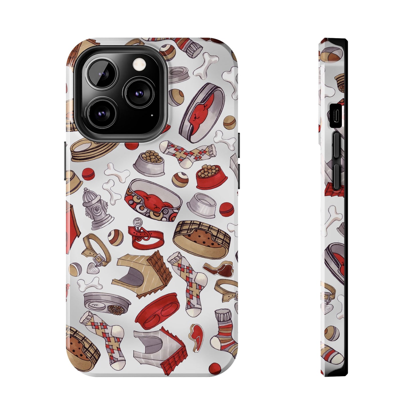 Doggie Stuff Gray Phone Case