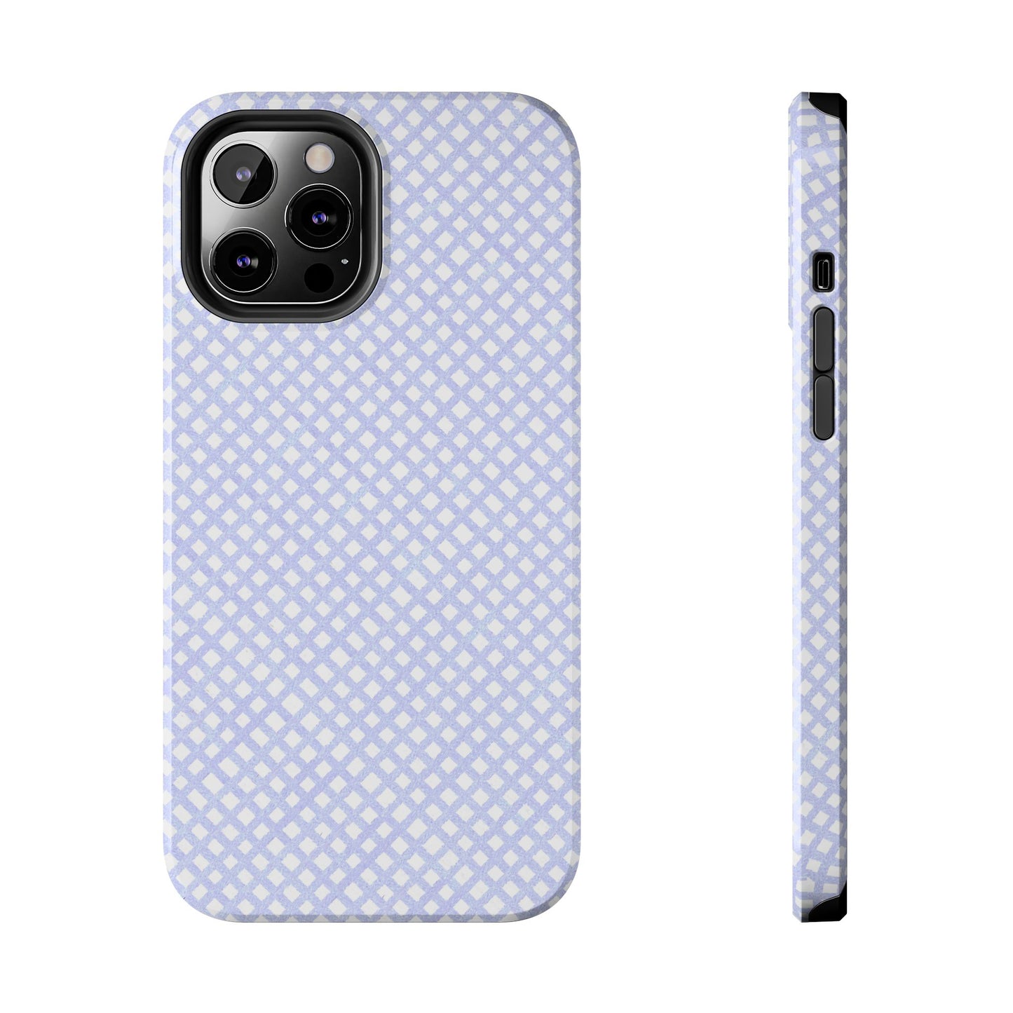 Bias Check Light Blue Phone Case