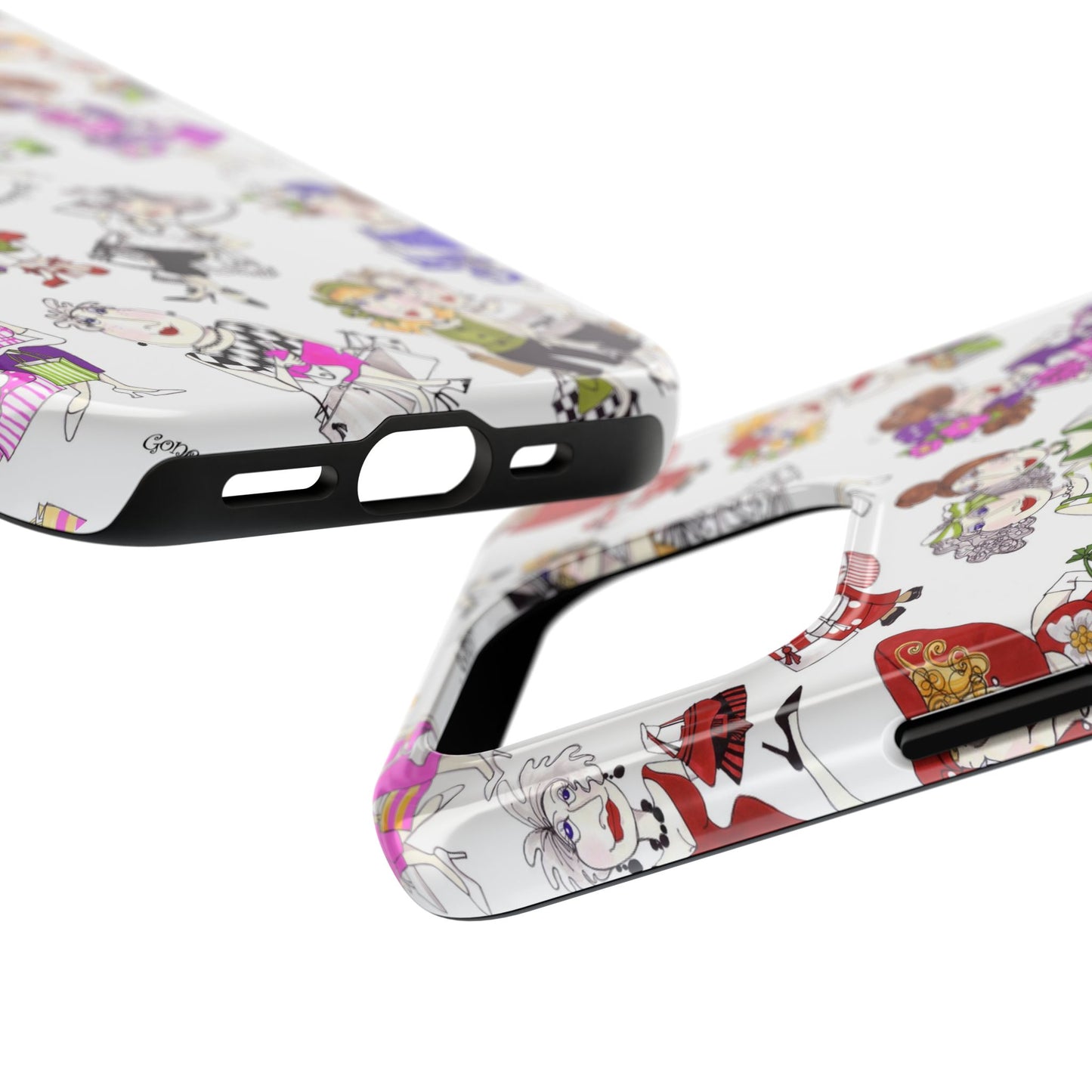 Gone Shopping Tossed White Phone Case