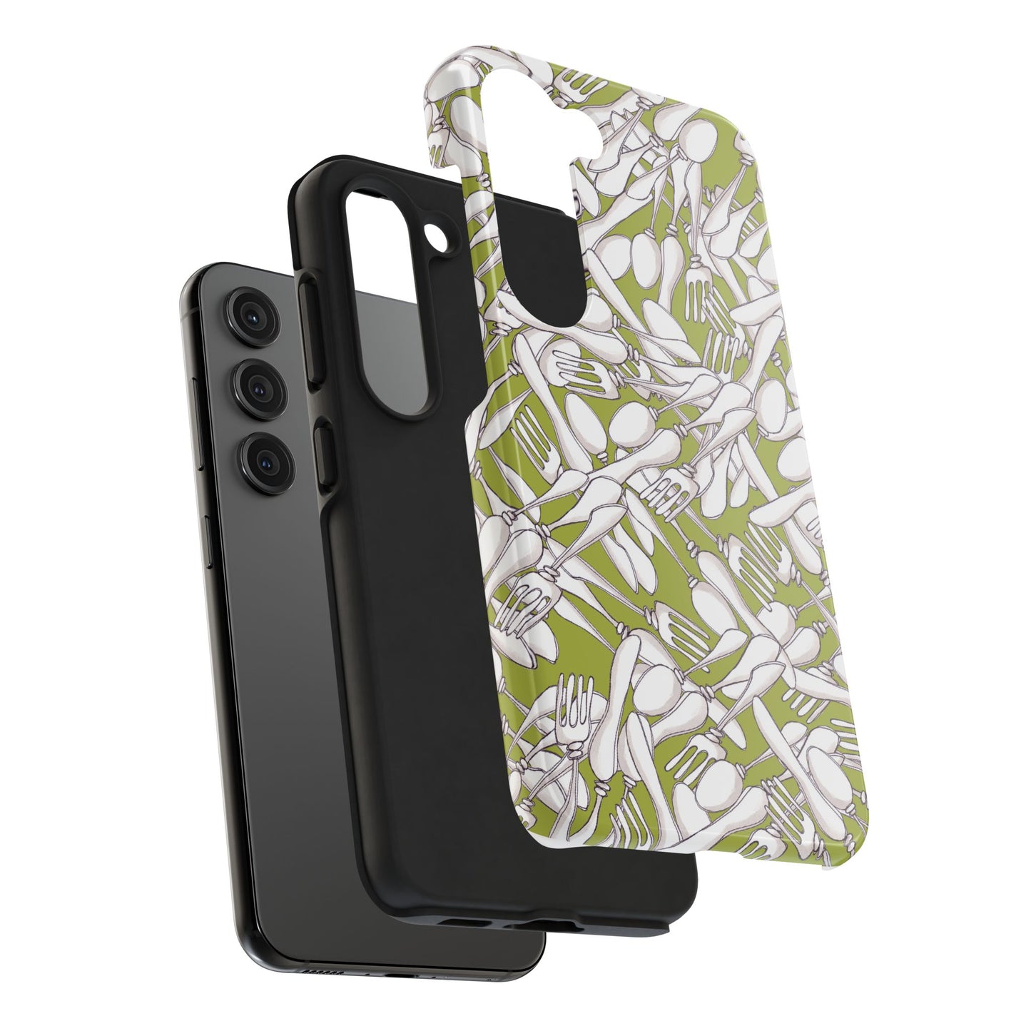 Silverware Wars Green Phone Case