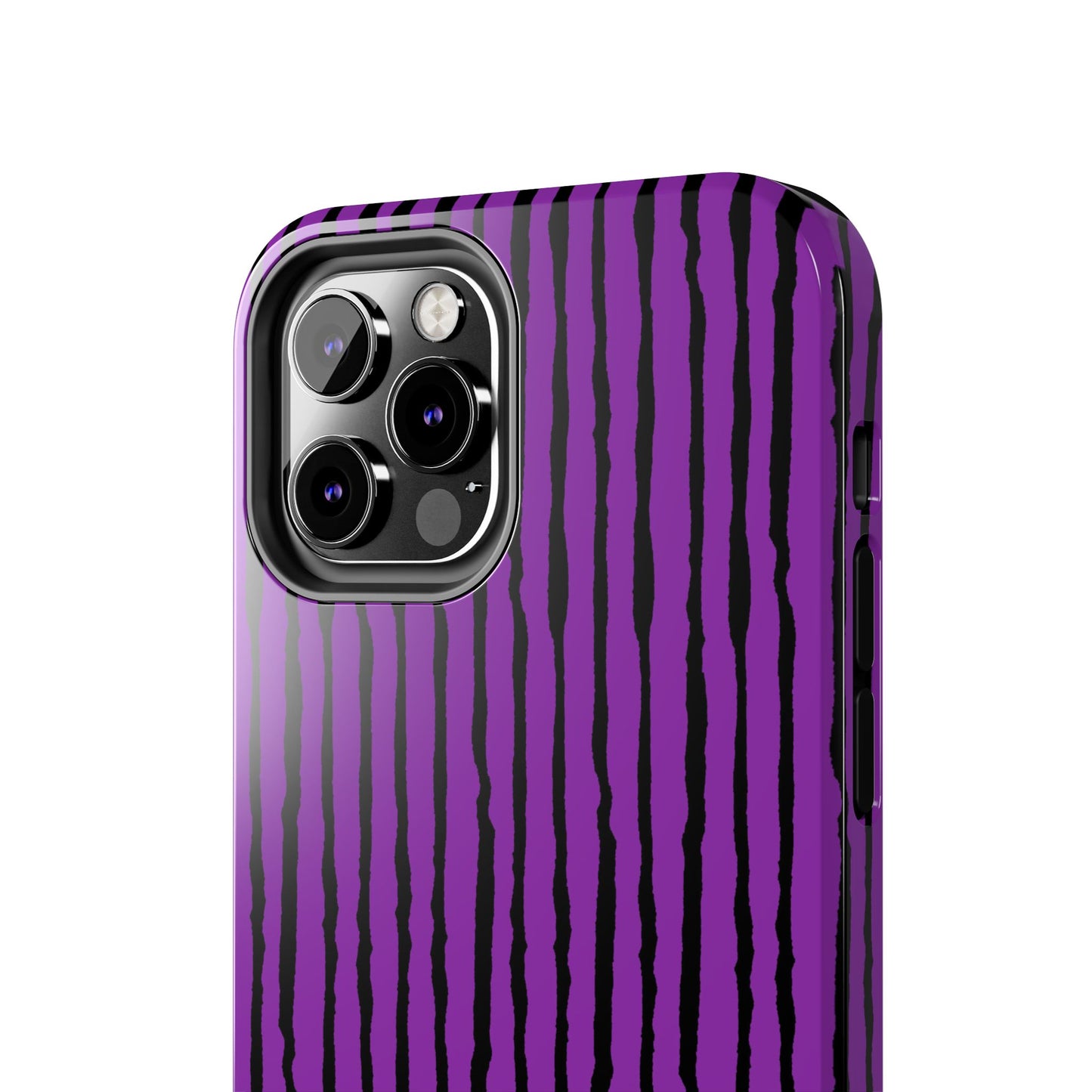 Sorta Stripe Purple / Black Phone Case