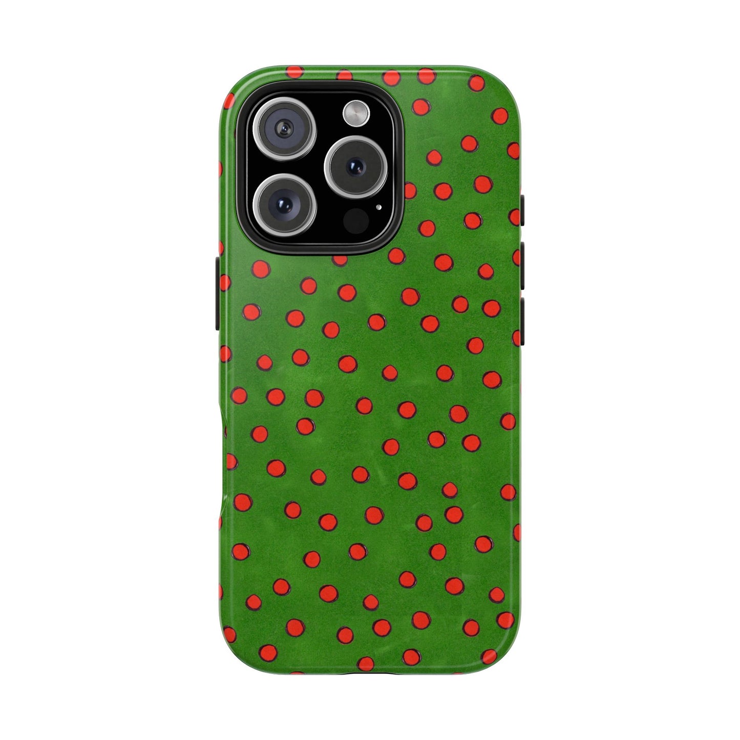 Dinky Dots Green / Red Phone Case