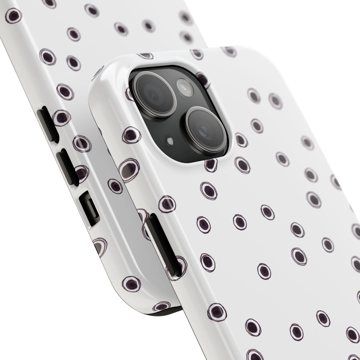 Halo Dots White Phone Case