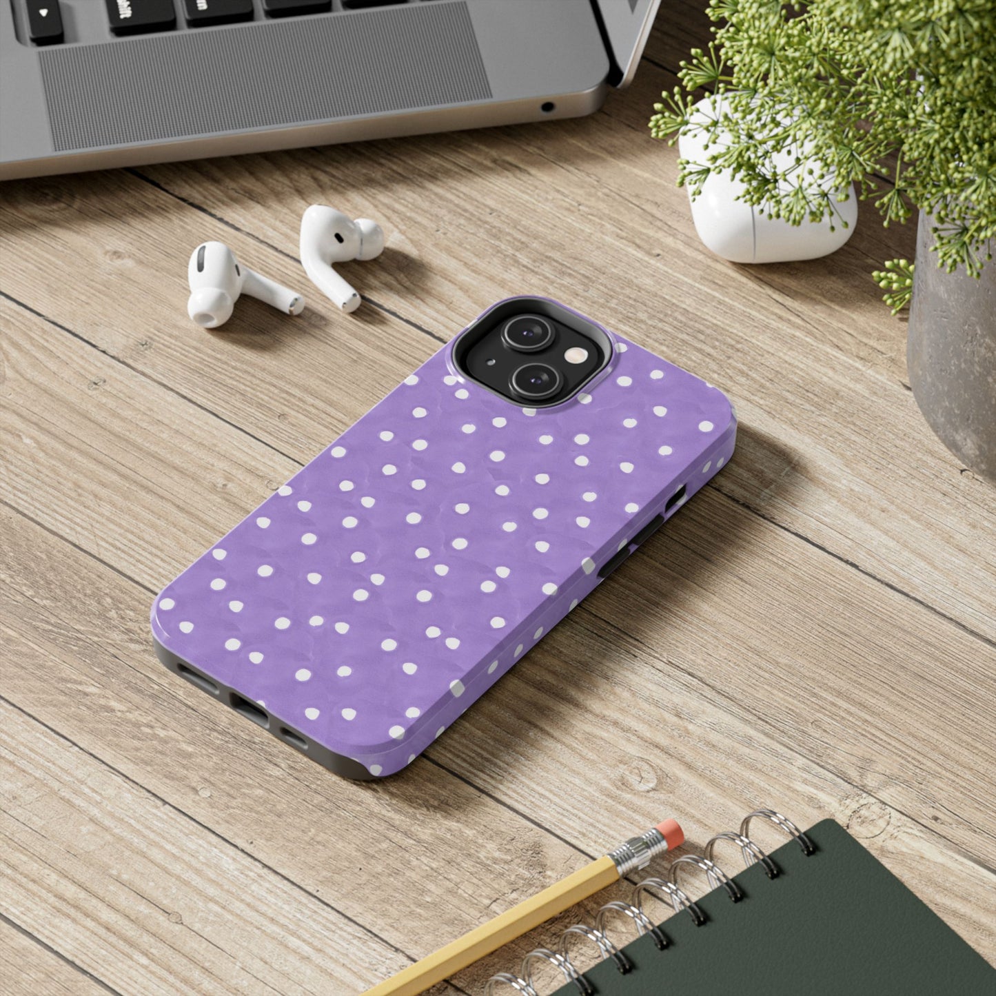 Curious Dots Purple Phone Case