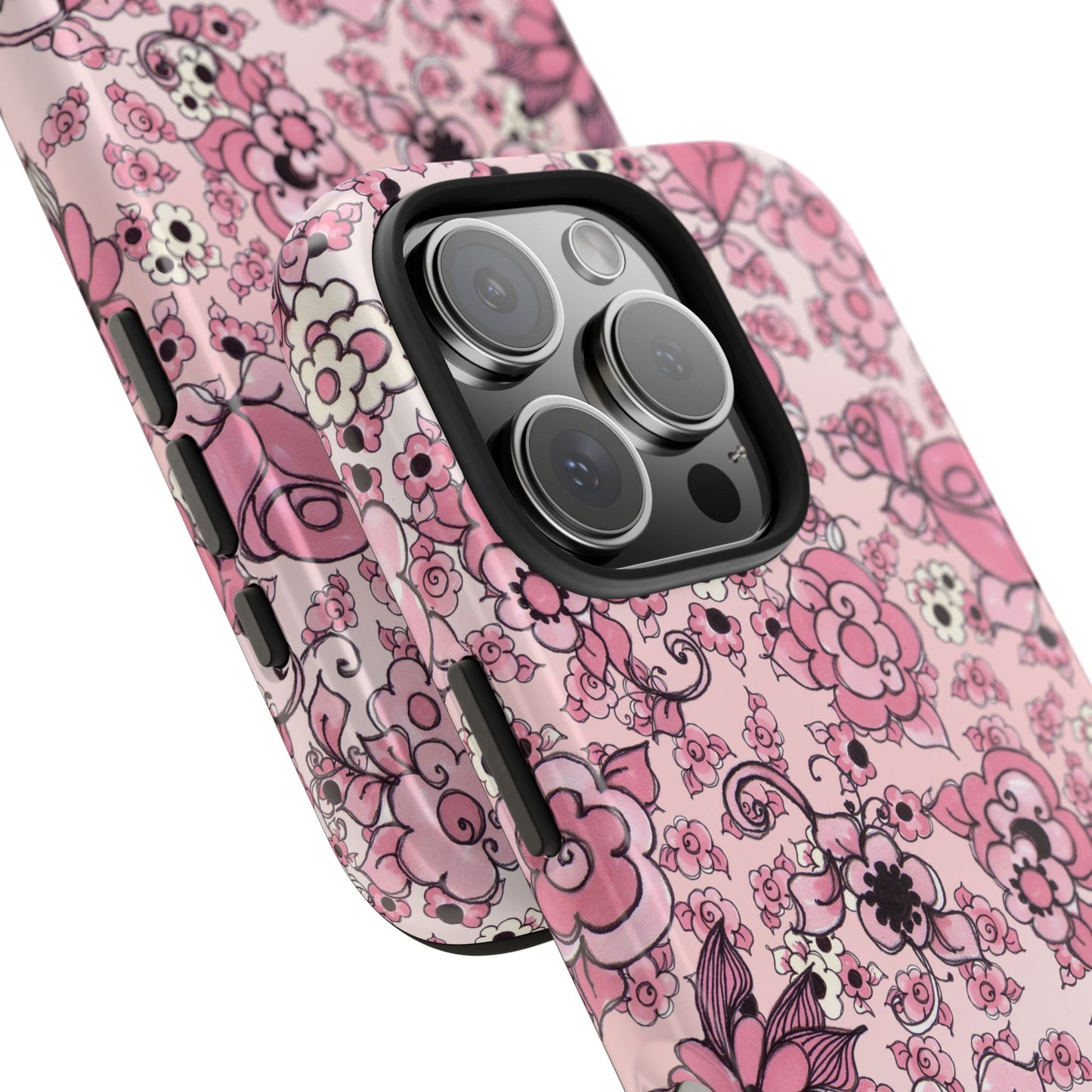 Profuse Posies Pink Phone Case