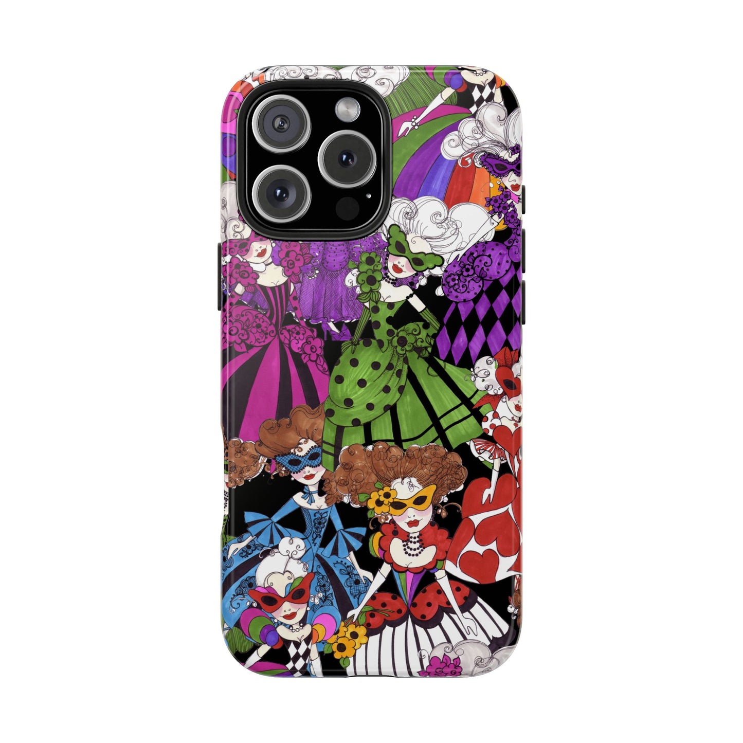 Crowded Dance Floor Black Phone Case