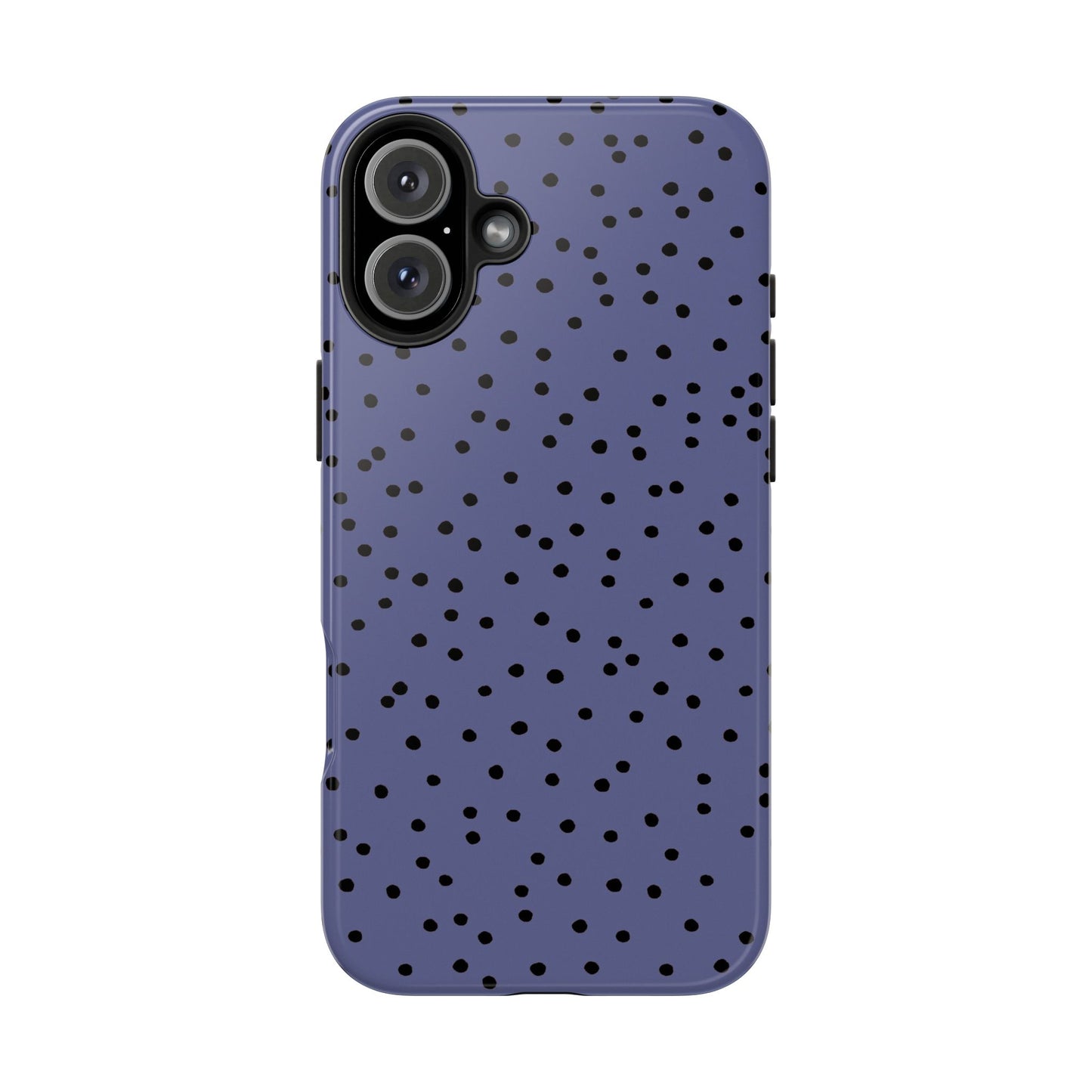 Dinky Dots Blue / Black Phone Case