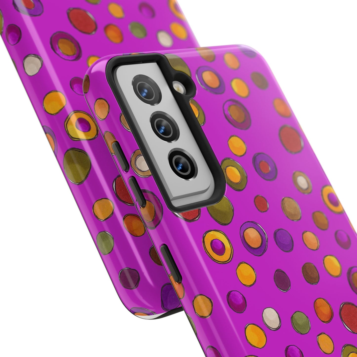 Double Dot Fuchsia Phone Case