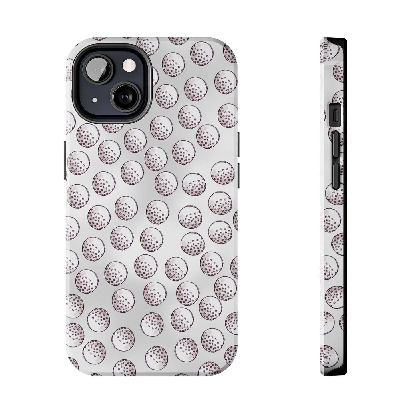Ball Dots Gray Phone Case