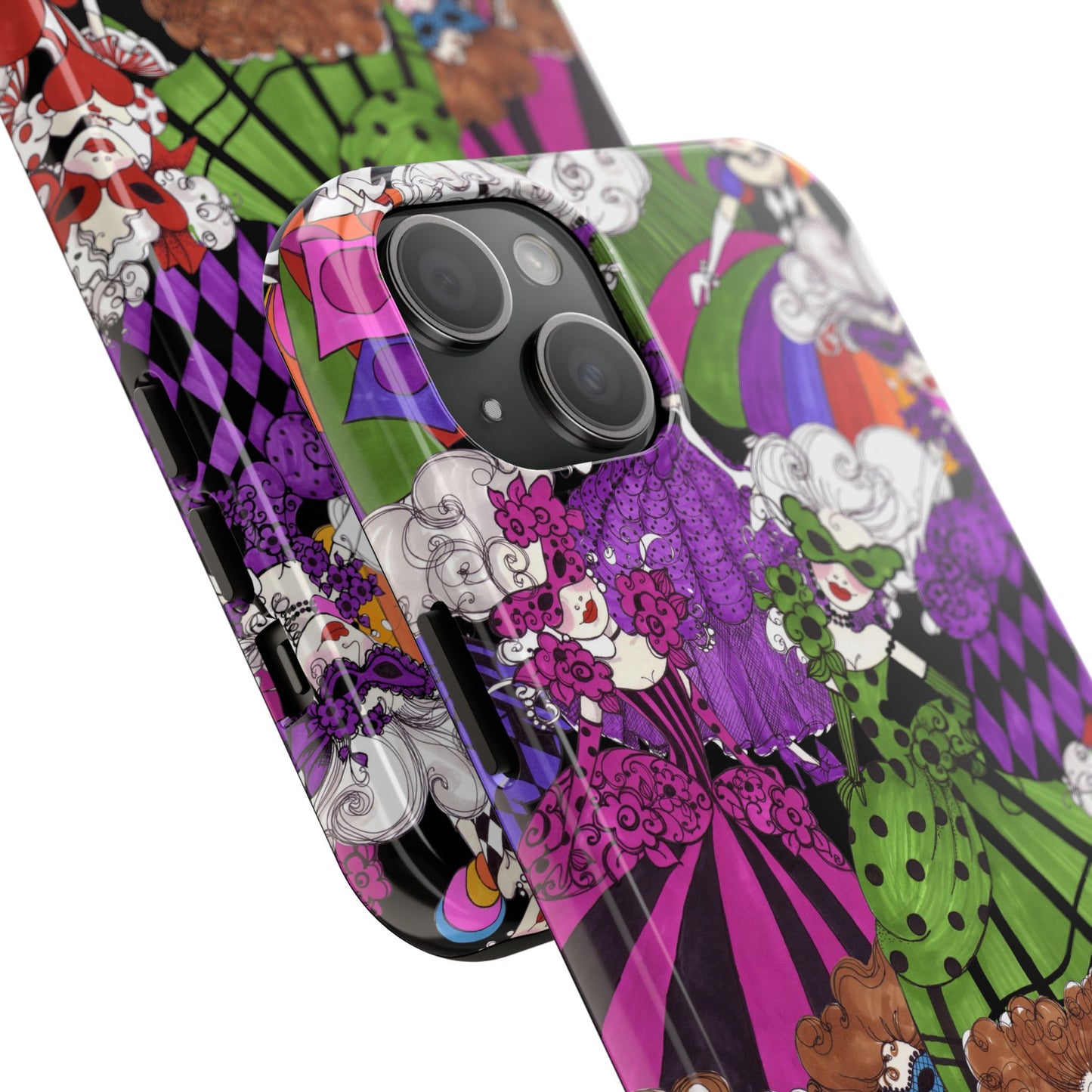 Crowded Dance Floor Black Phone Case