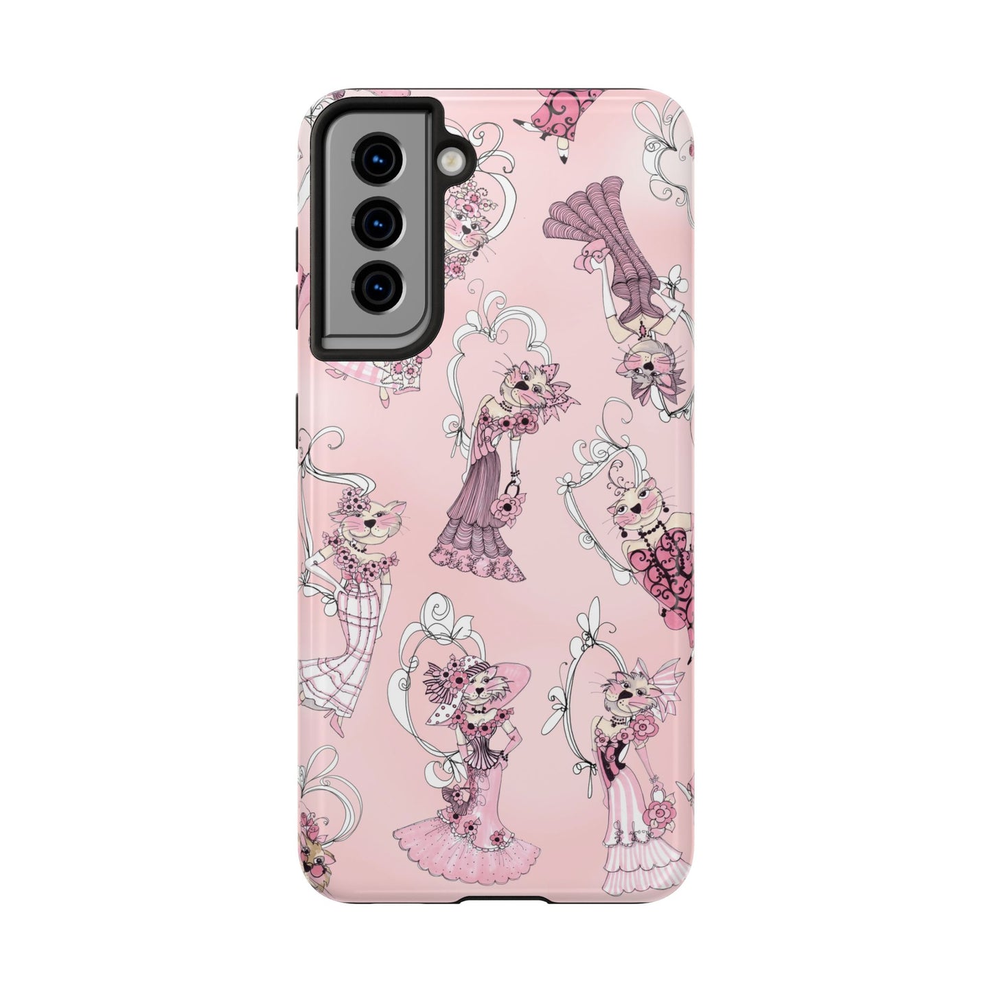 Lady Cats Tossed Phone Case