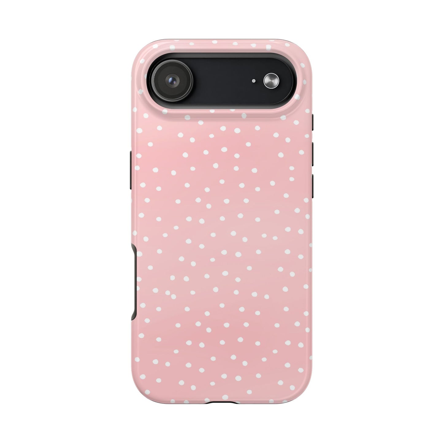 Little Dots Pink / White Phone Case