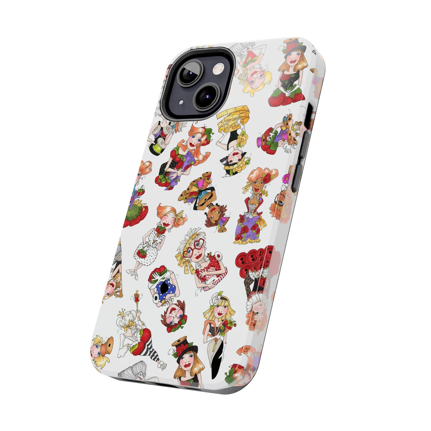 Curious Toss White Phone Case