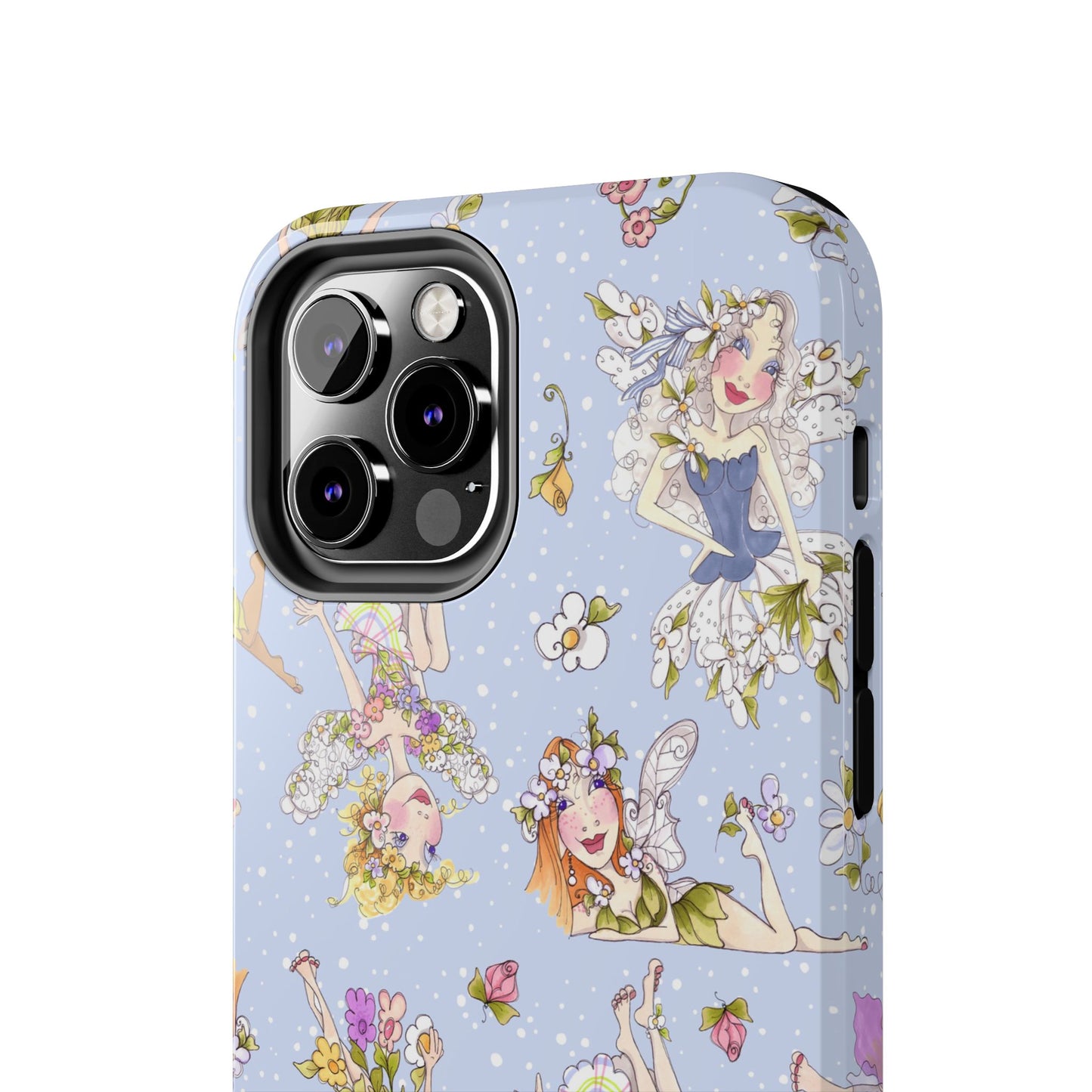Tossed Fairies Blue Phone Case