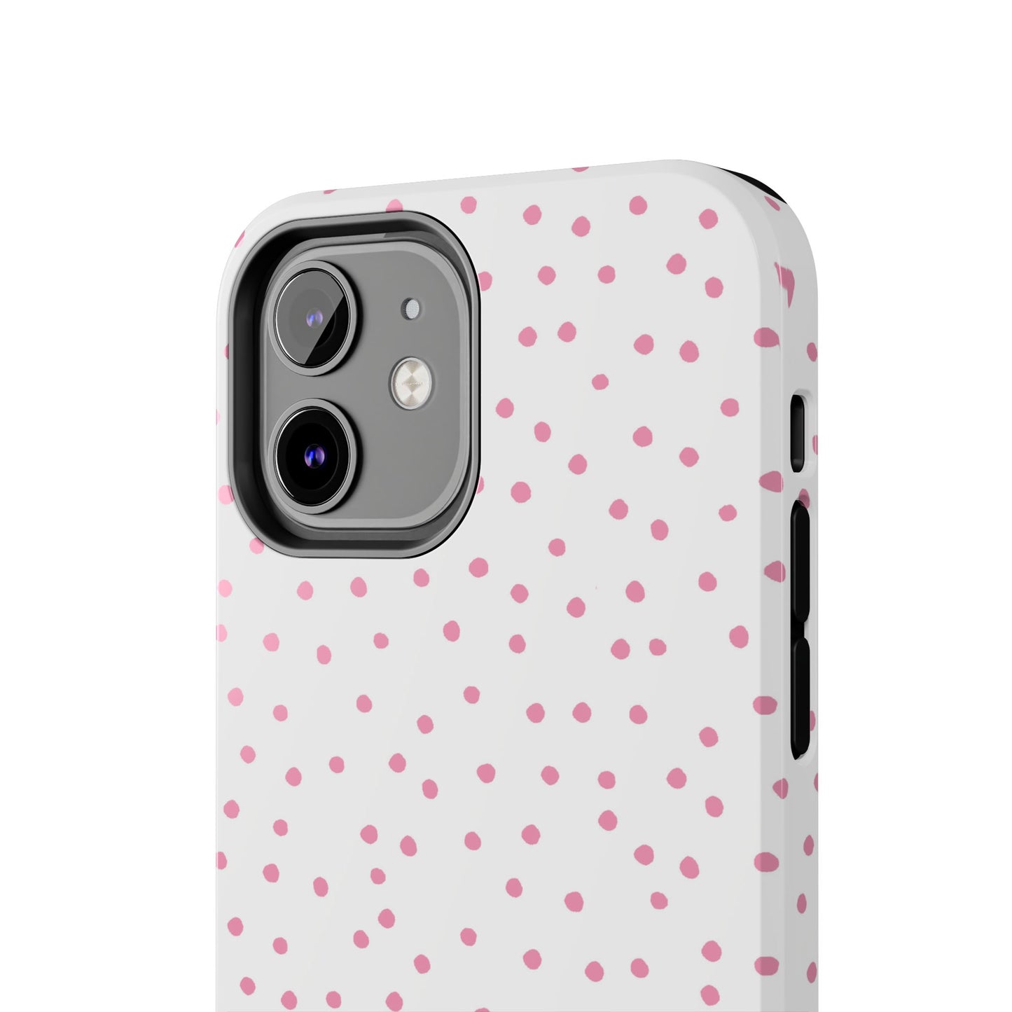 Dinky Dots White / Pink Phone Case