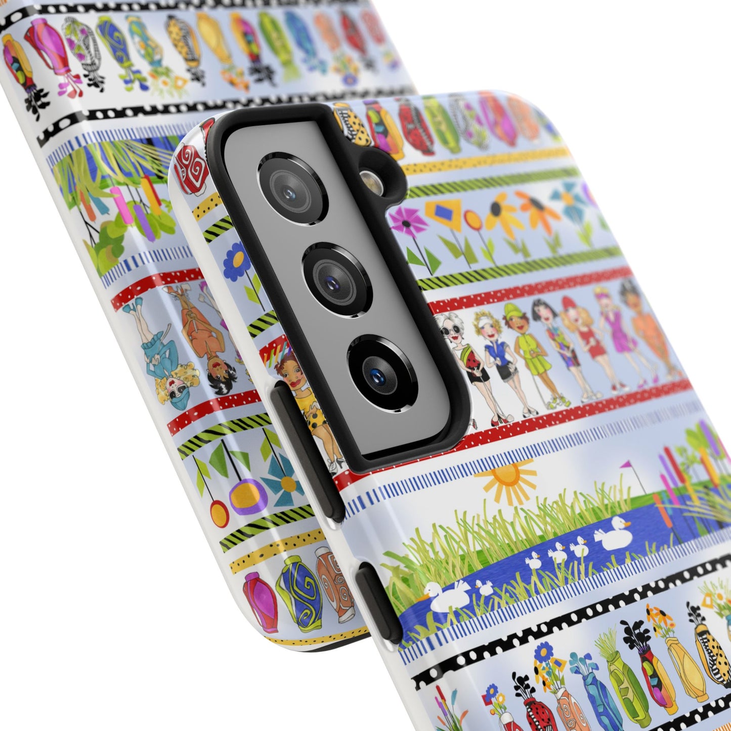 Golf Borders Blue Sky Phone Case