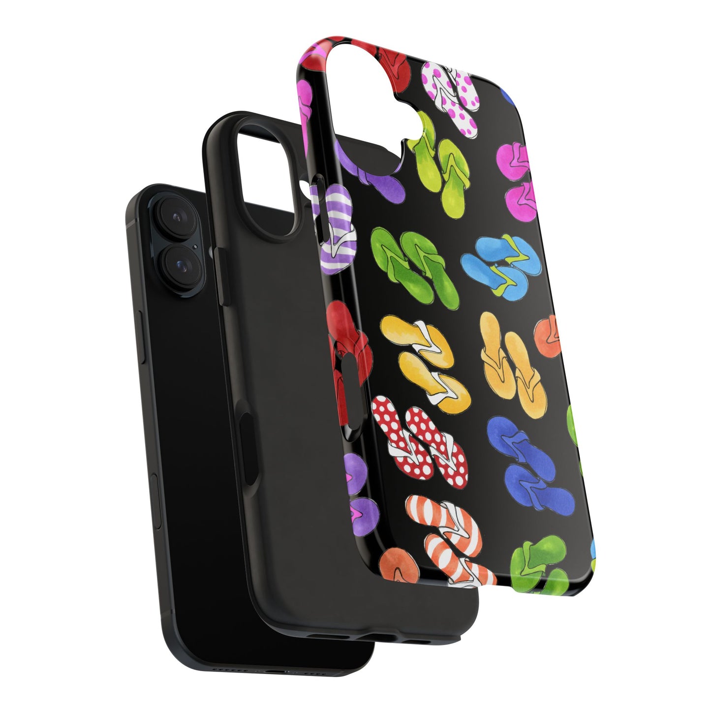Fun Flops Black Phone Case