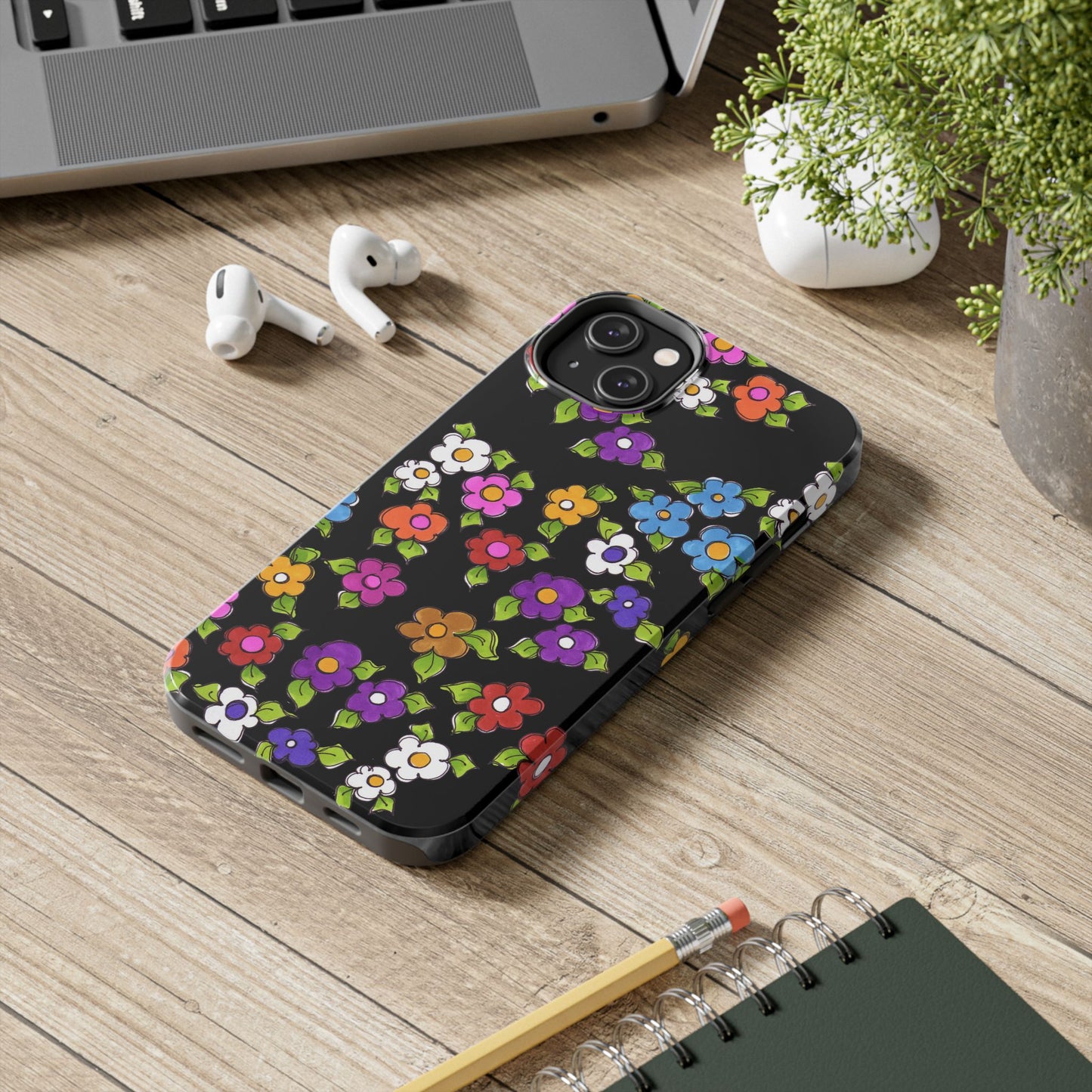 Fancy Dog Daisies Phone Case