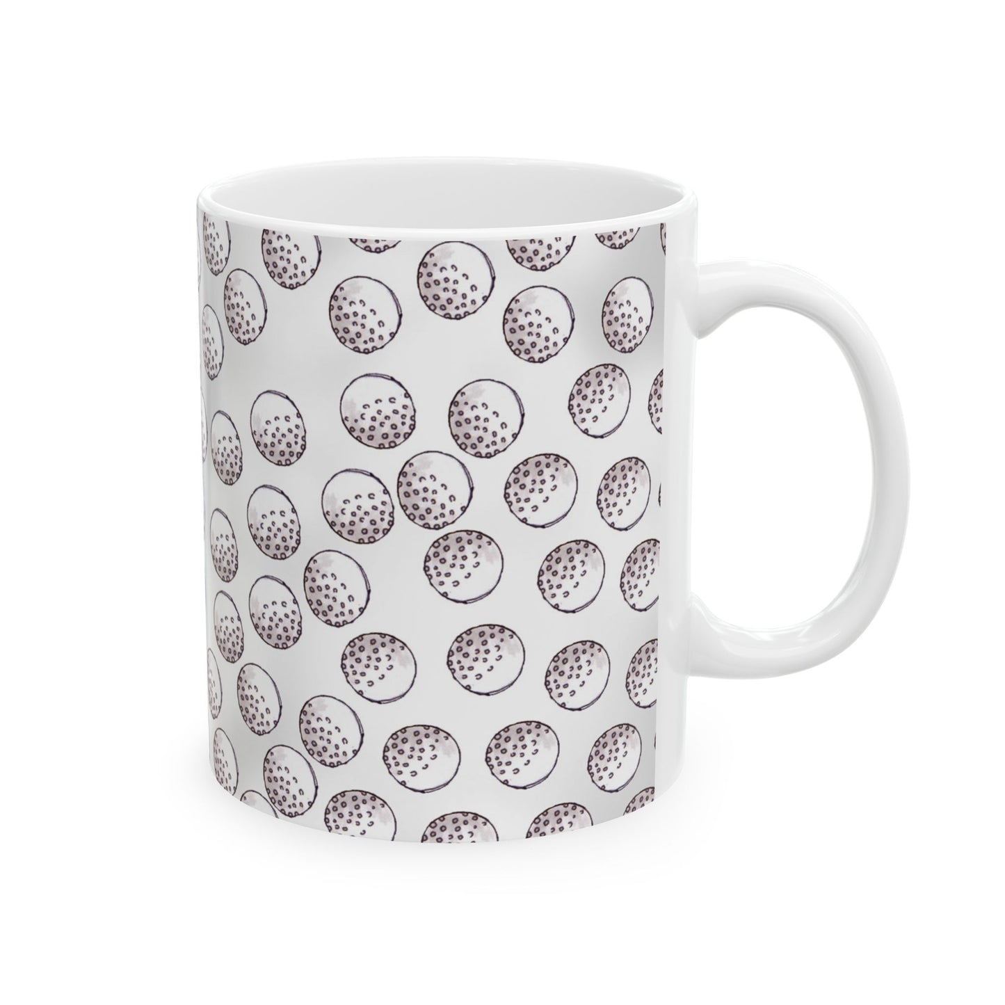 Ball Dots Gray Cup