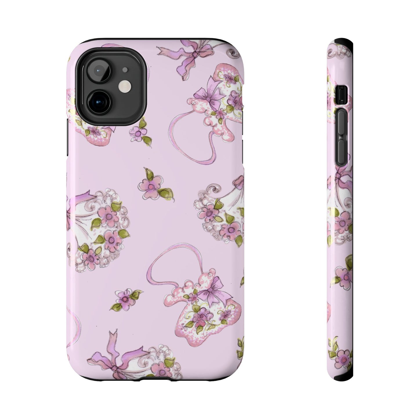Flower Model Hand Bag Phone Case