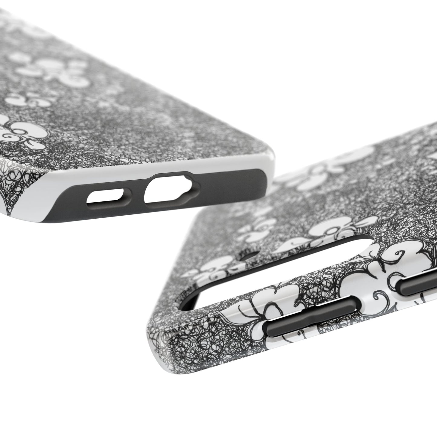 Flower Scribbles Phone Case