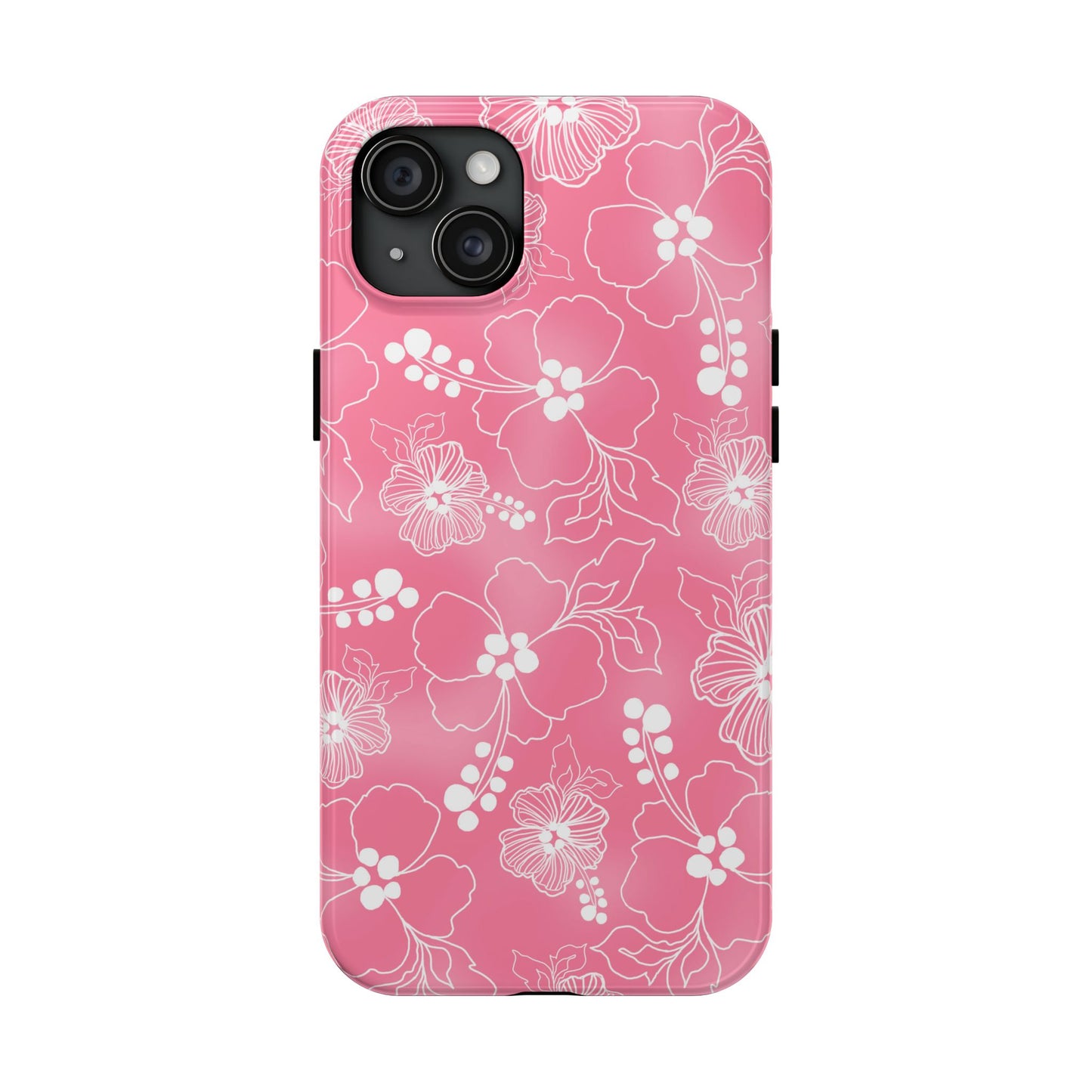 Lacey Hibiscus Pink Phone Case
