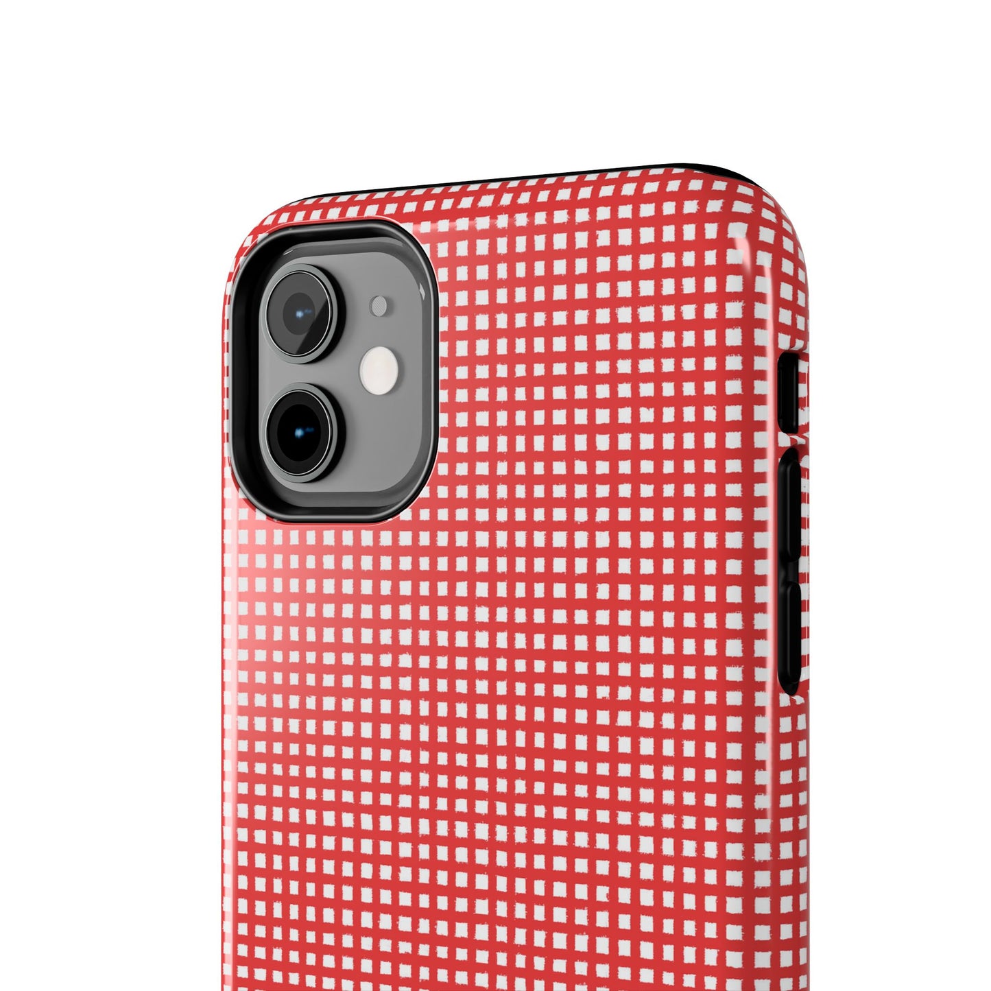 Chipper Check Red Phone Case
