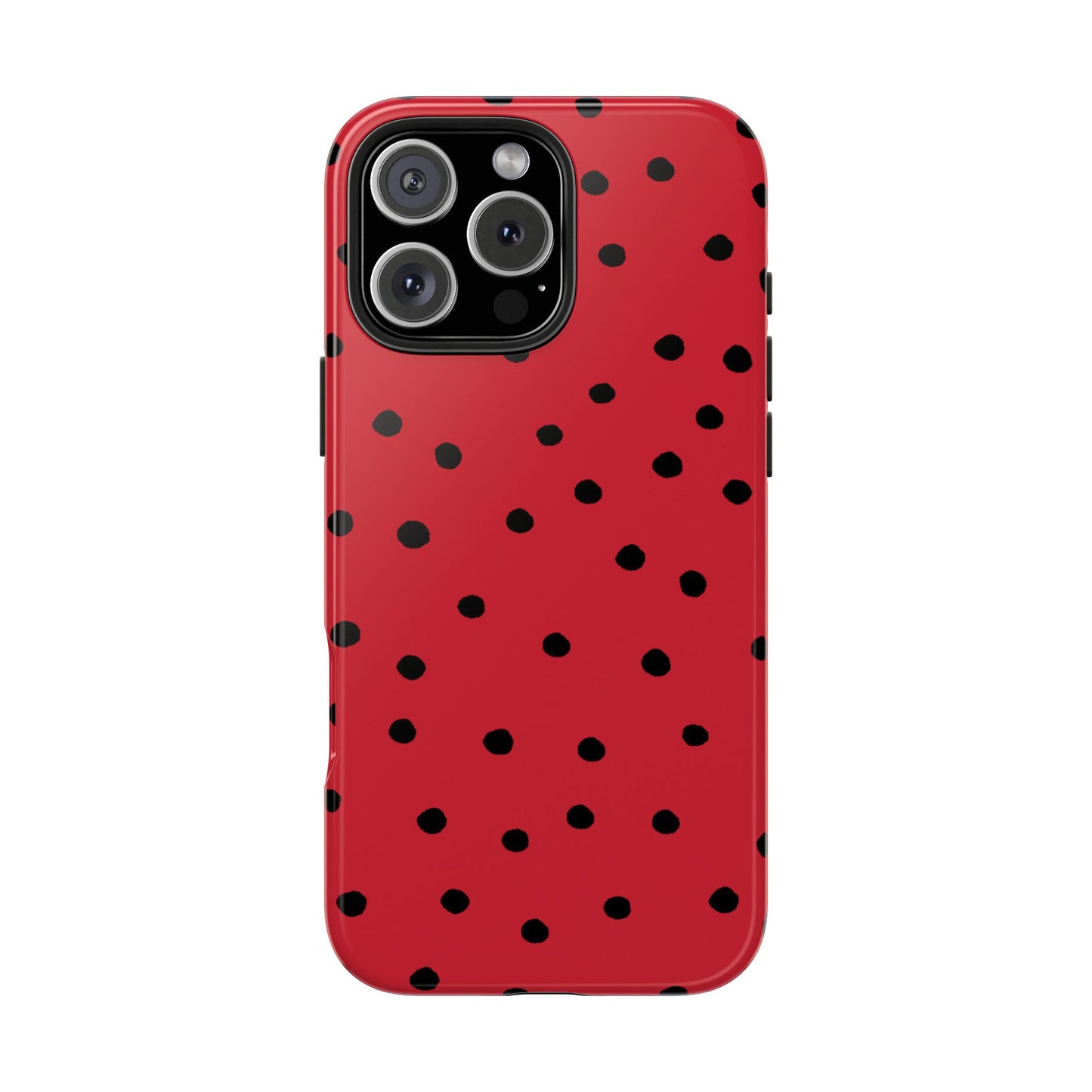 Dinky Dots Red / Black Phone Case