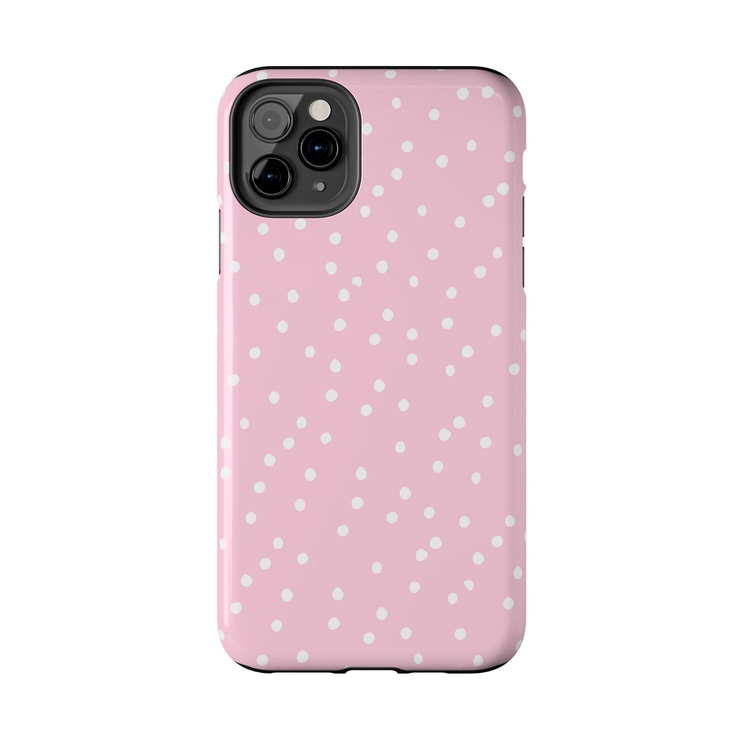 Space Dots Pink / White Phone Case