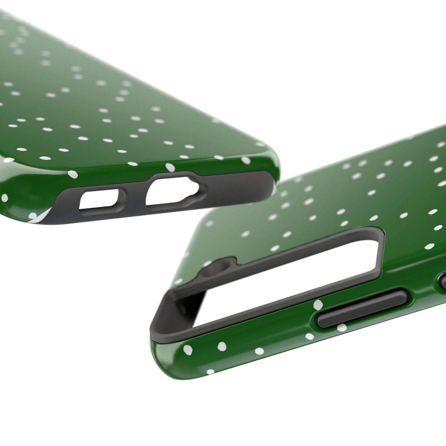 Dinky Dots Green / White Phone Case