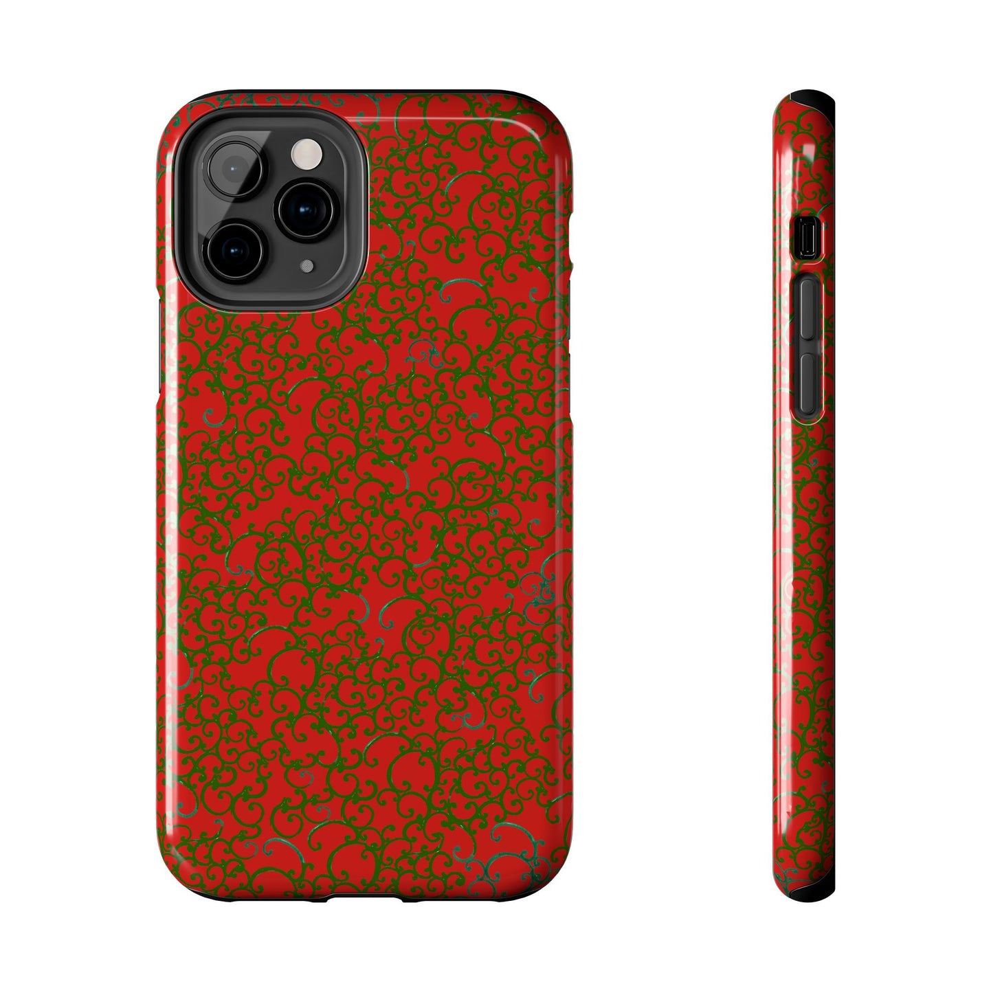 Scrollie Red / Green Phone Case