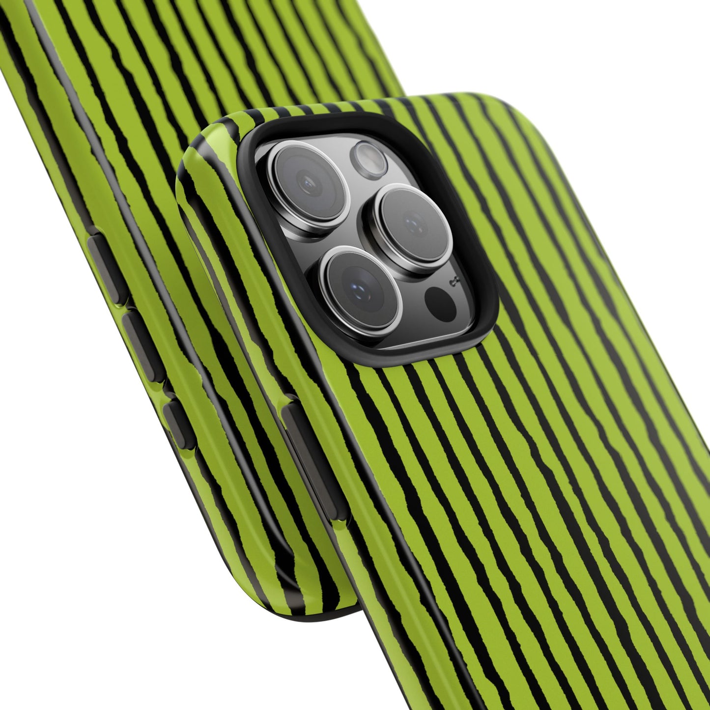 Sorta Stripe Green / Black Phone Case