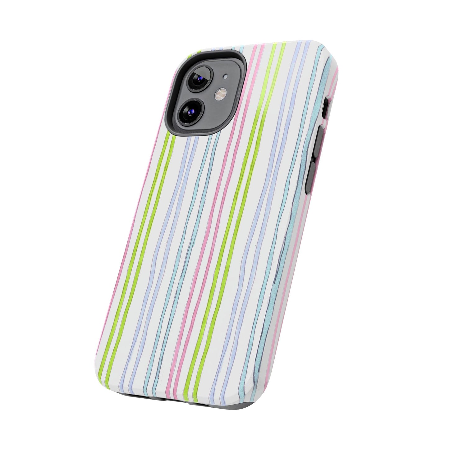 Belle Stripe White Phone Case